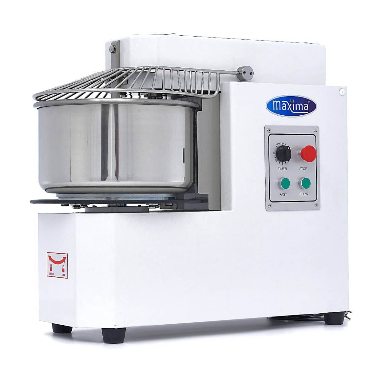 Dough Mixer - 20L - 12kg Dough - 2 Speeds - Removable Bowl — 13
