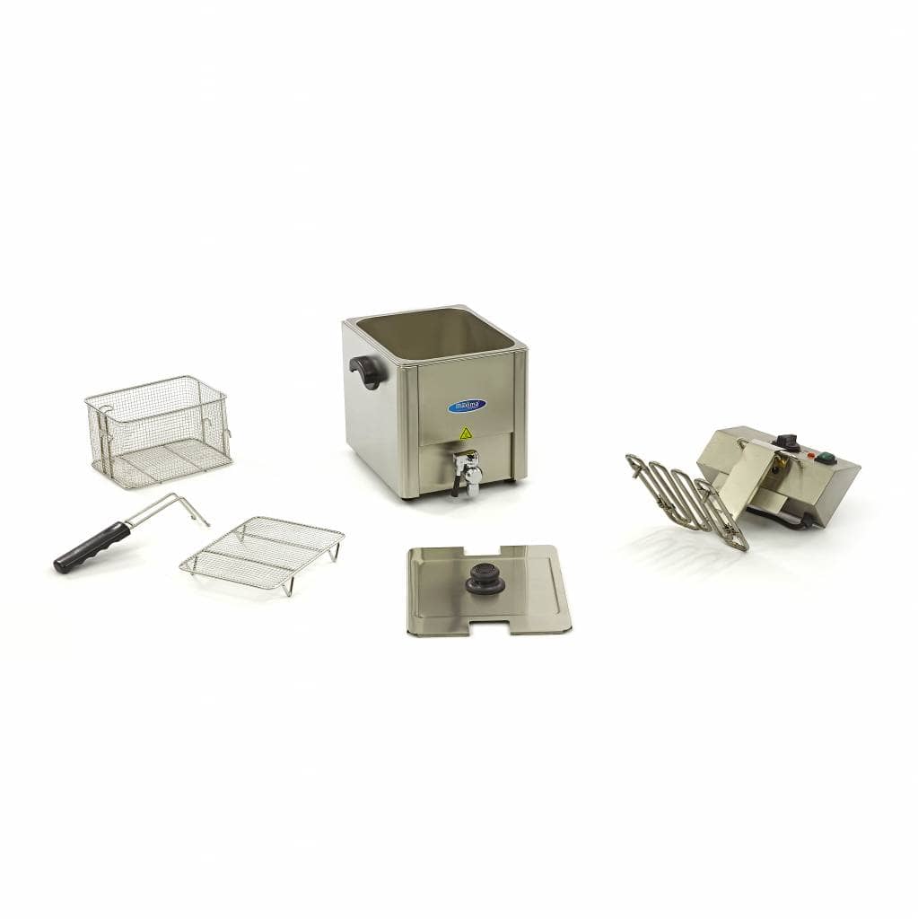 Deep Fryer - 8L - 1 Basket - with Drain Tap — 8