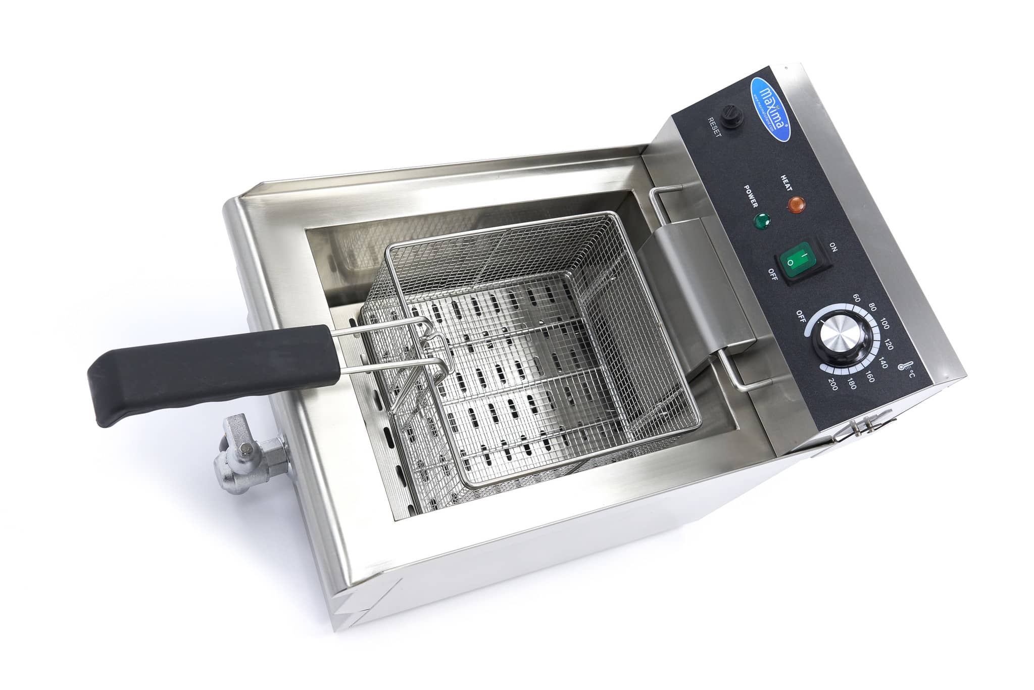 Deep Fryer - 13L - 1 Basket - with Drain Tap — 6