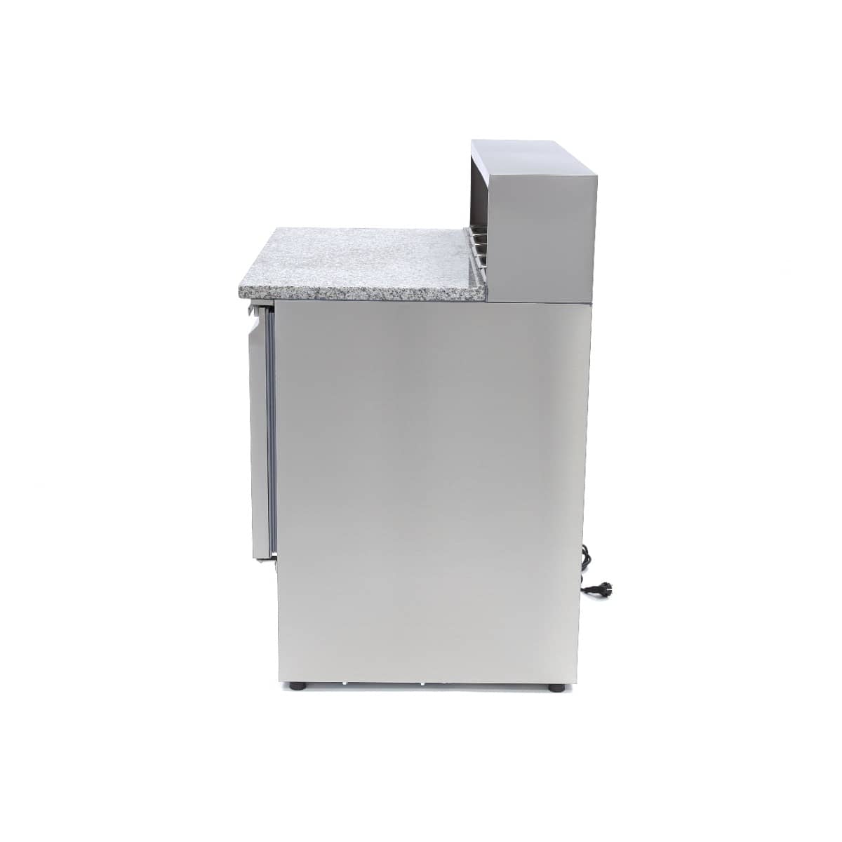 Pizza Prep Fridge - 90cm - 2 Doors - Fits 5 x 1/6 GN - incl Stainless Steel Cover — 3