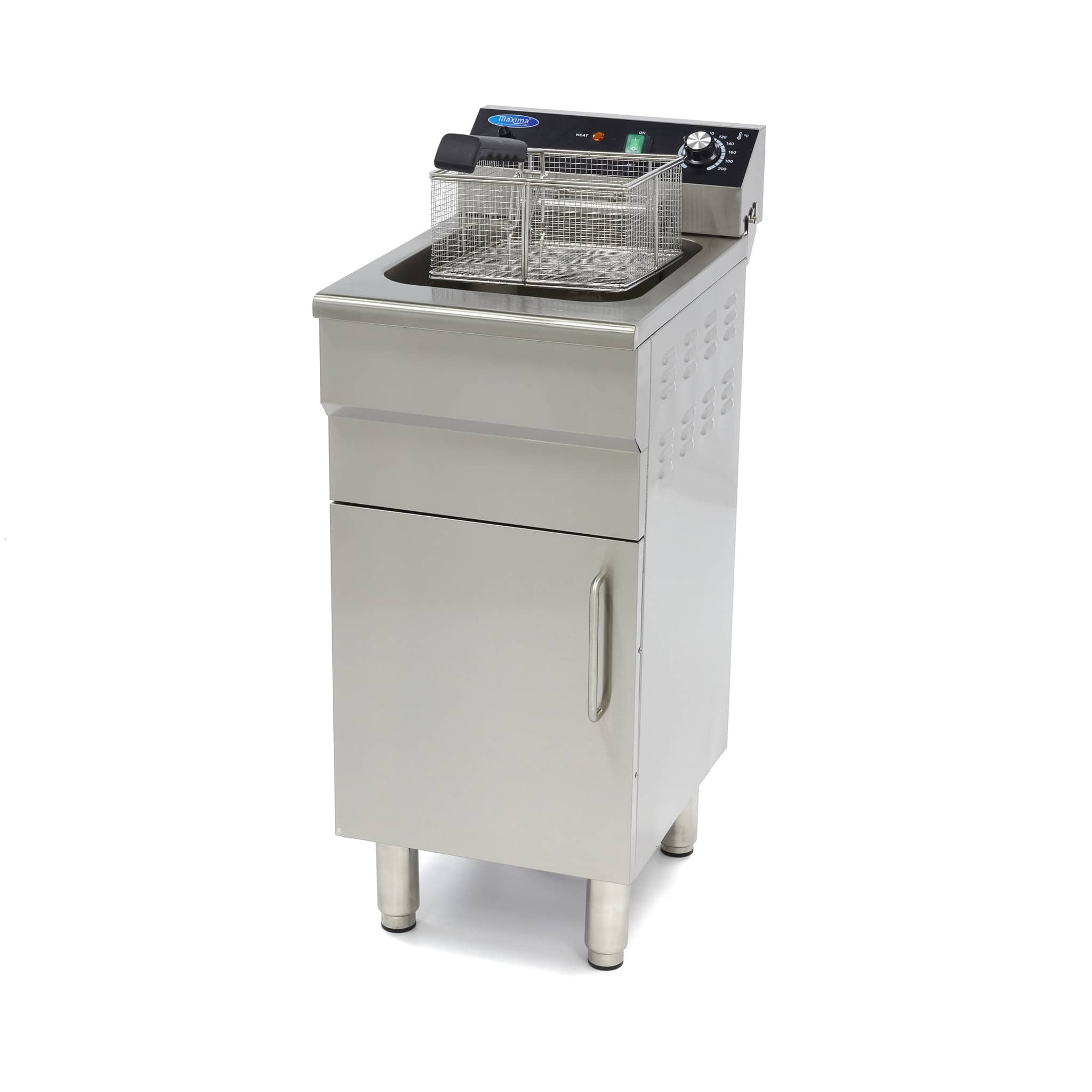 Deep Fryer - 16L - 1 Basket - with Drain Tap and Stand - 400V — 5