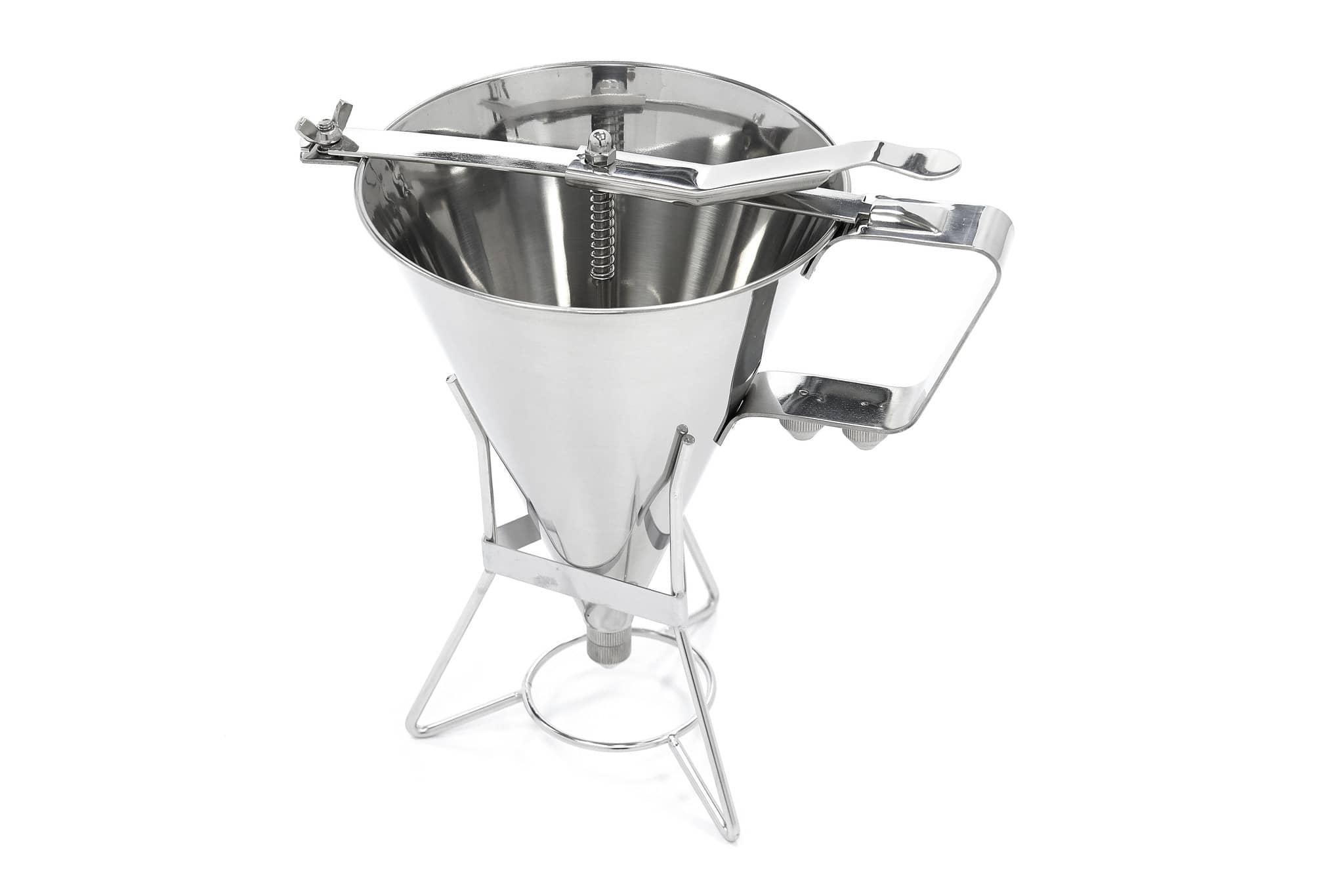 Batter Dispenser - 1,6L - Stainless Steel - Incl Dosing Button — 2