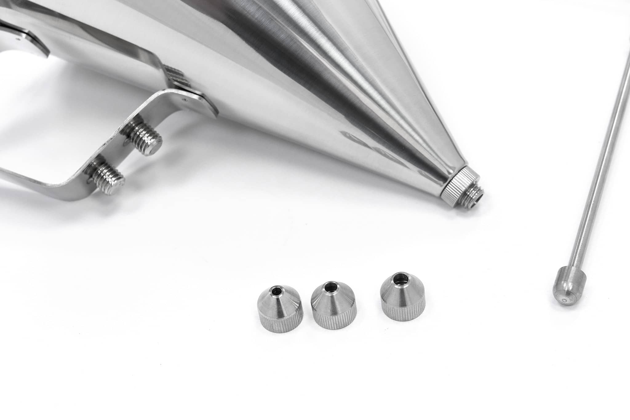 Batter Dispenser - 1,6L - Stainless Steel - Incl Dosing Button — 6