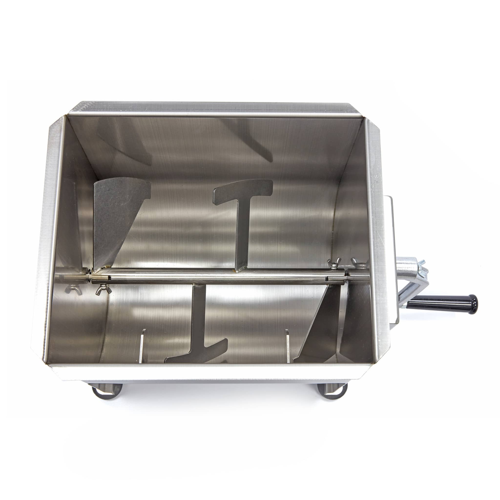 Meat Mixer - 20L - 16kg Meat - Single Axle - Manual — 6