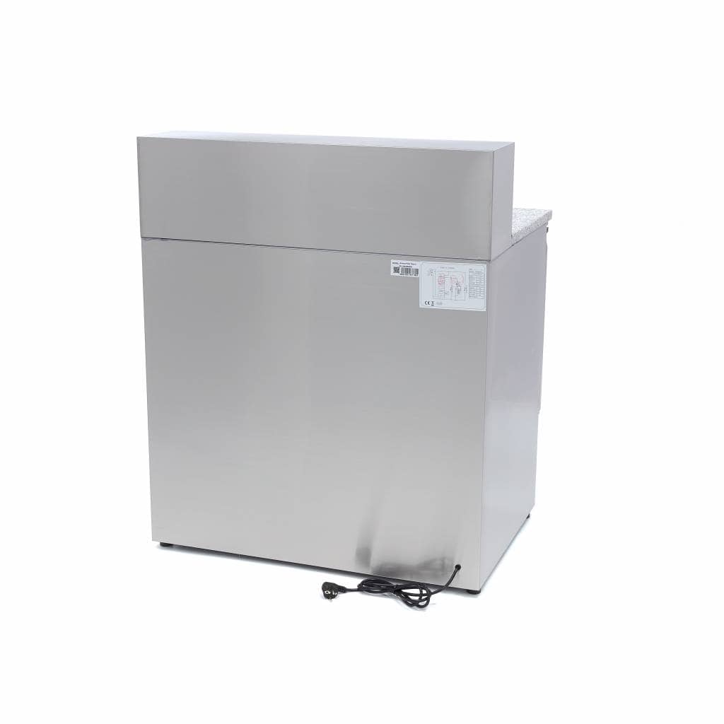 Pizza Prep Fridge - 90cm - 2 Doors - Fits 5 x 1/6 GN - incl Stainless Steel Cover — 4