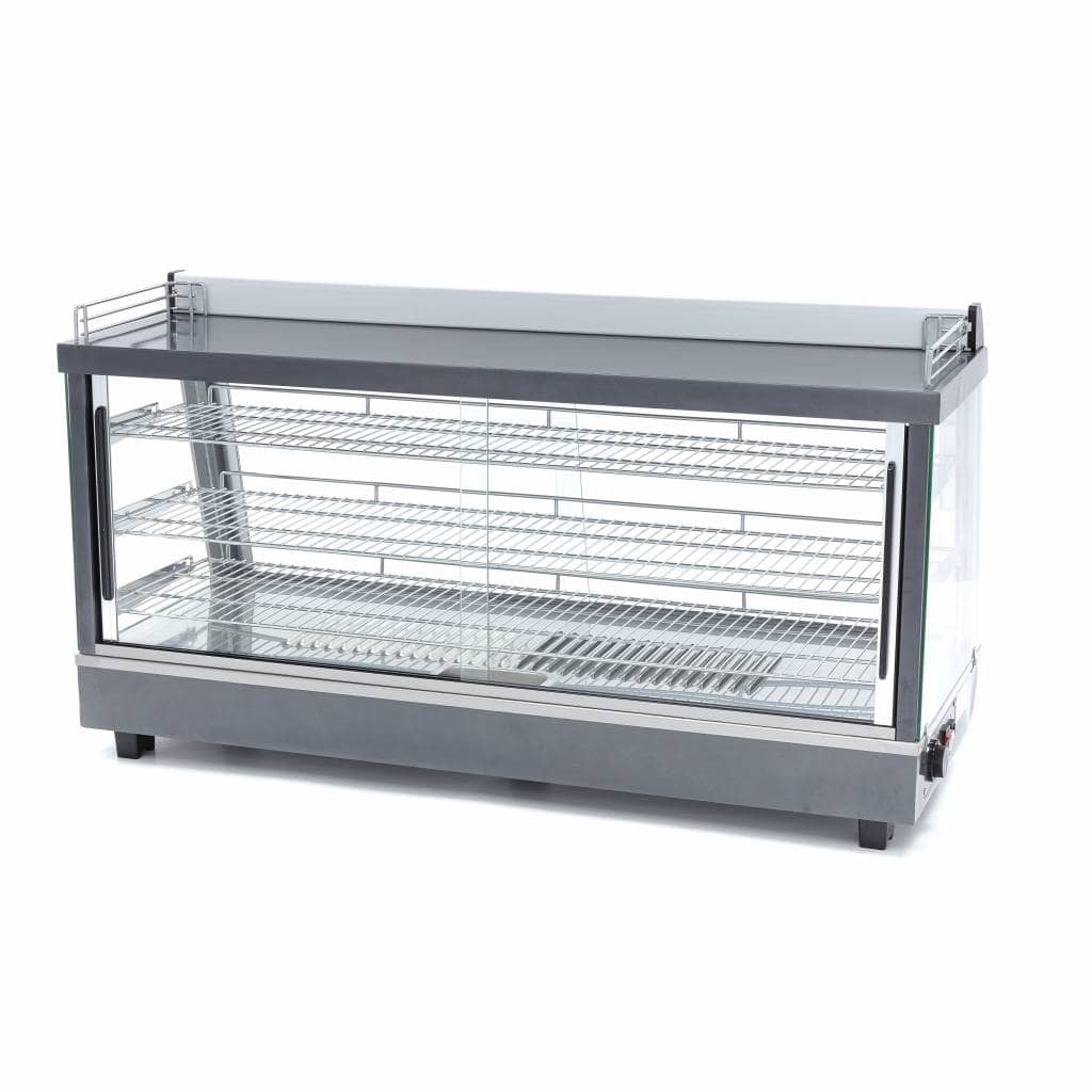 Heated Food Display - 186L - 121,5cm - 3 Shelves — 5