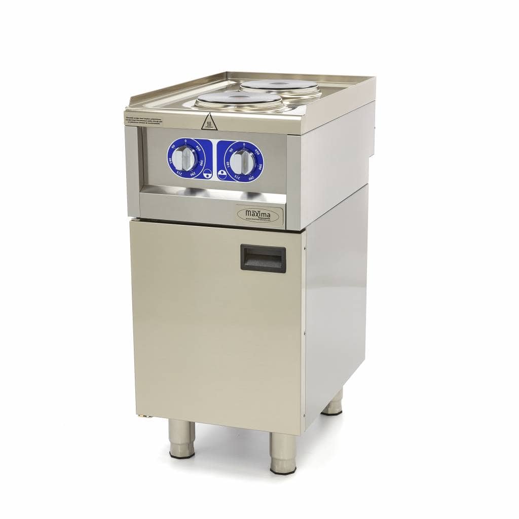 Commercial Grade Cooker - 2 Burners - Single Unit - 60cm Deep - Electric — 5