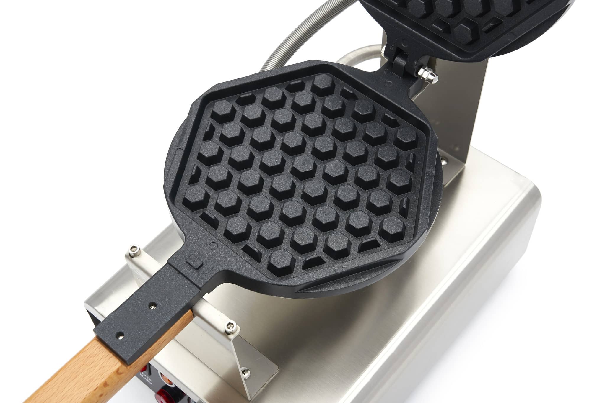 Waffle Maker - 1 Waffle - Round Honeycomb Pattern — 7