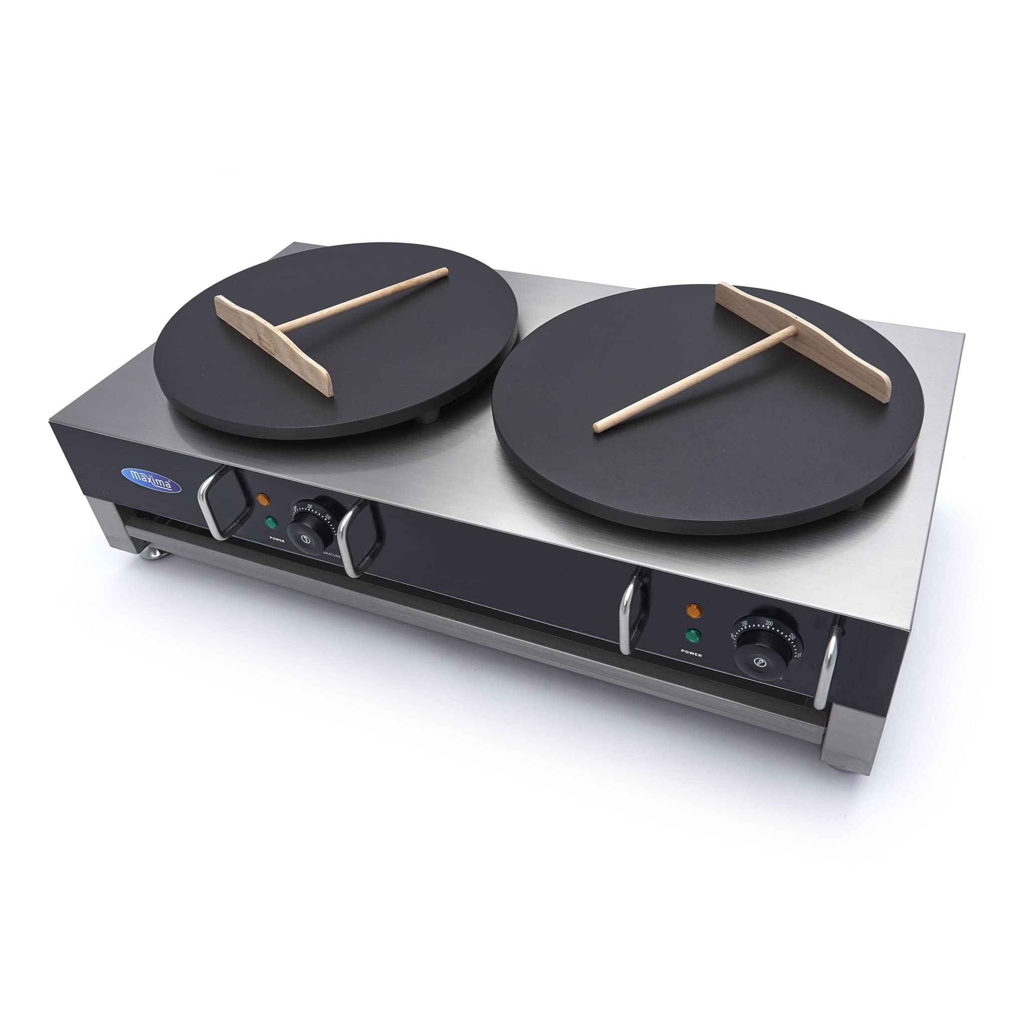 Crepe Maker - Double Crepes - 2 x 40cm - incl Batter Spreader — 6
