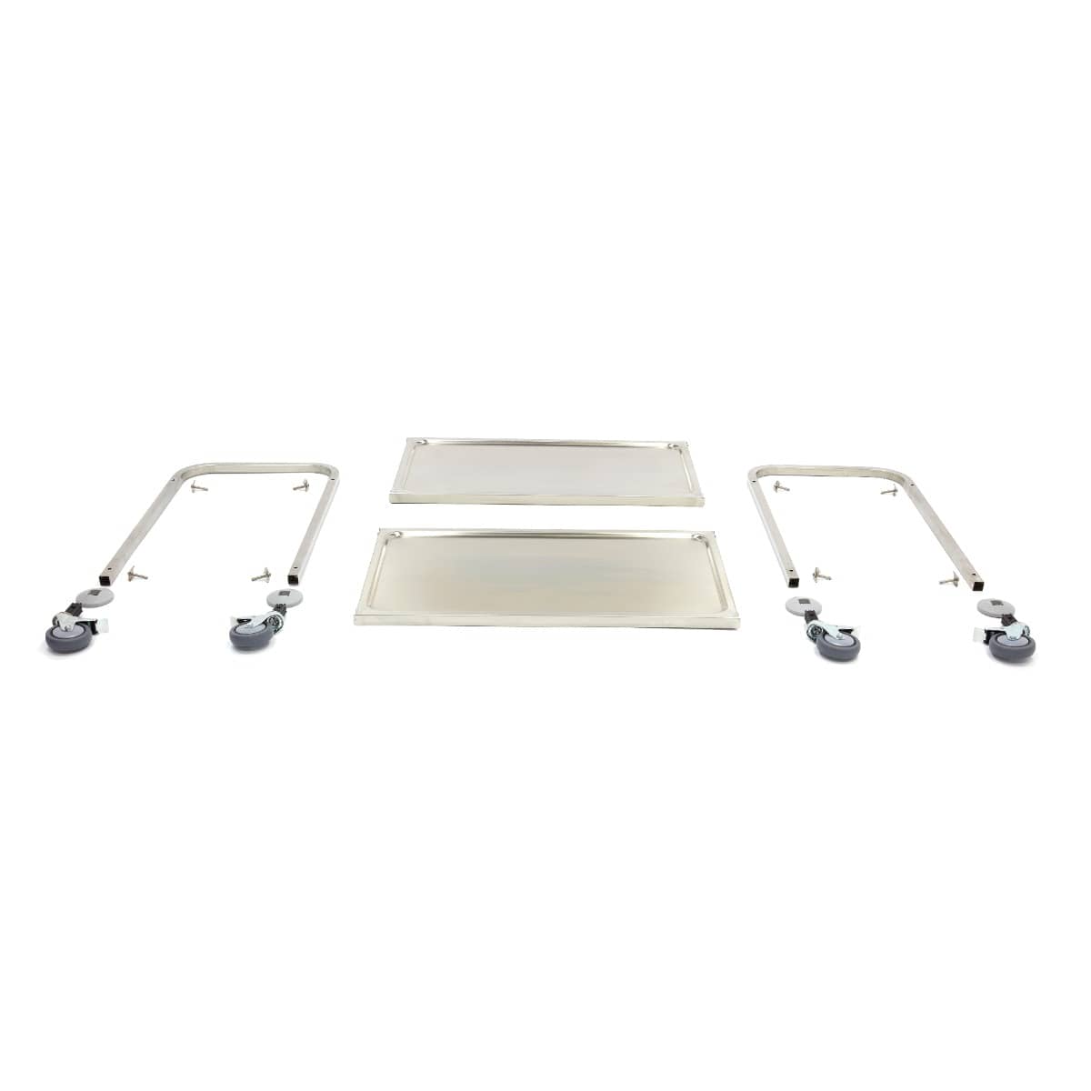 Stainless Steel Serving Trolley - 2 Shelves — 4