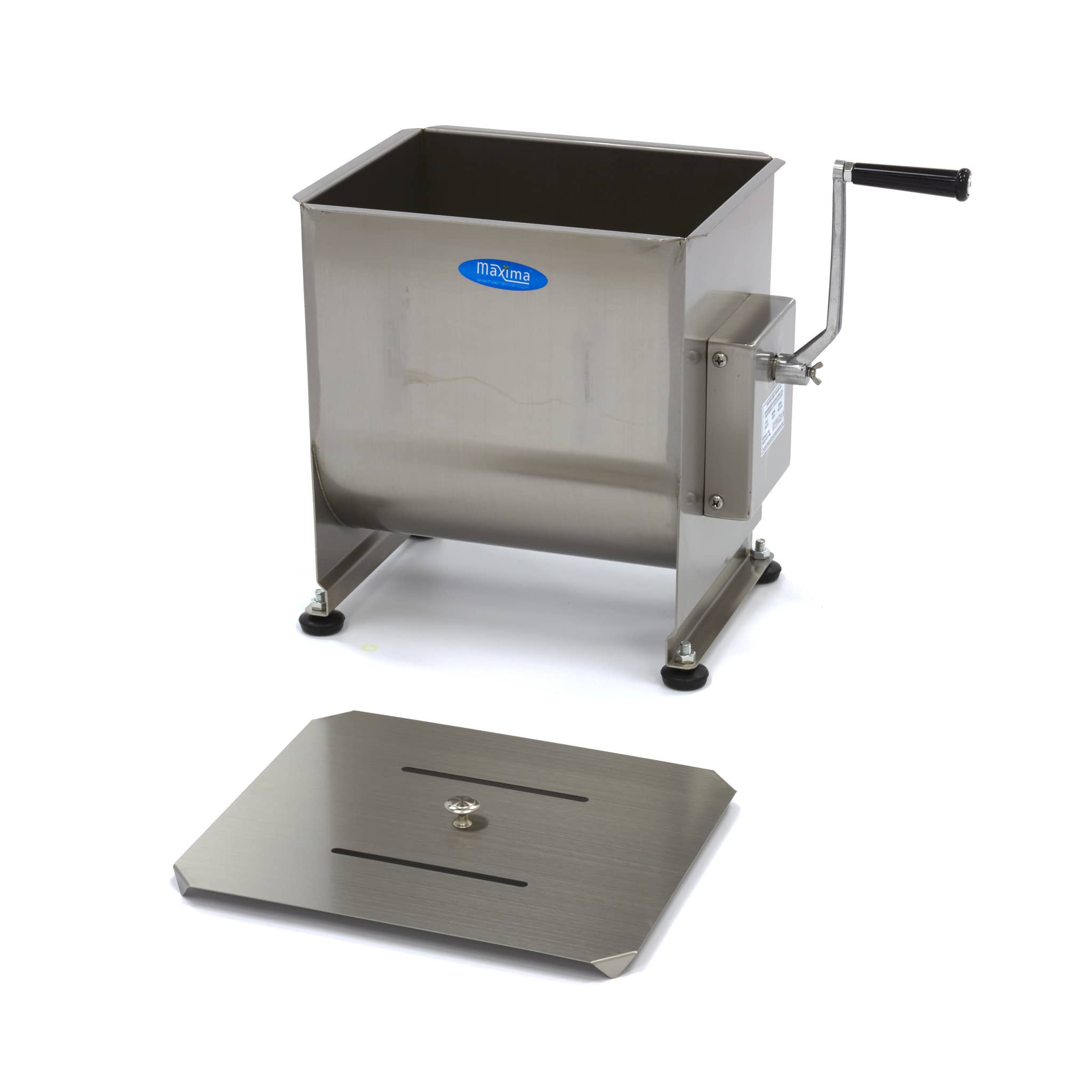 Meat Mixer - 30L - 25kg Meat - Single Axle - Manual — 5