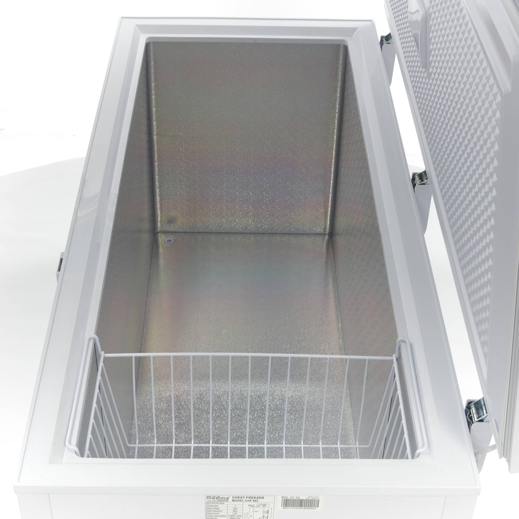 Chest Freezer - 488L - on Wheels - incl Hanging Basket — 6