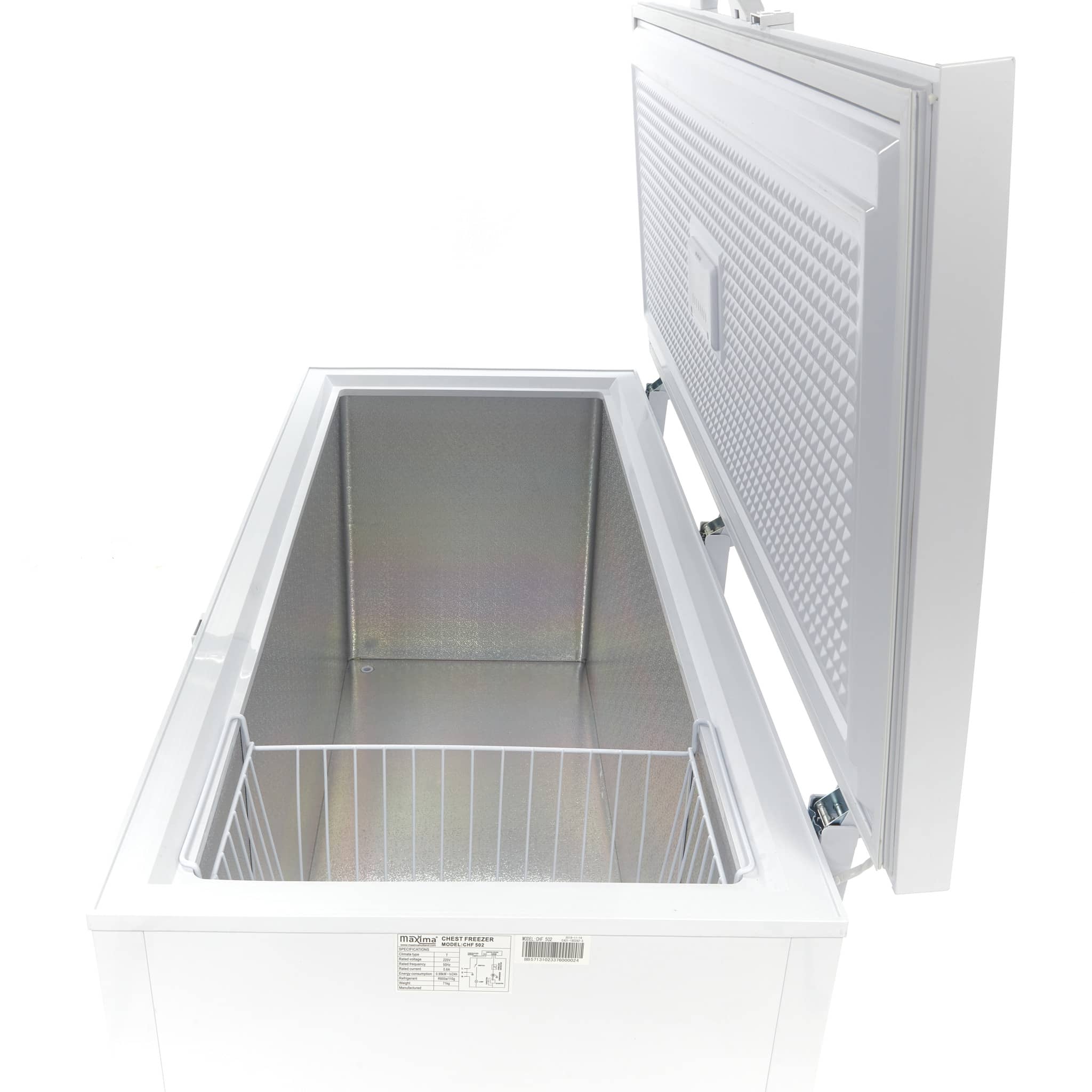 Chest Freezer - 488L - on Wheels - incl Hanging Basket — 7
