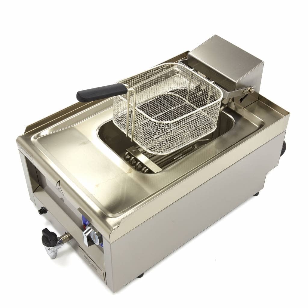 Deep Fryer - 10L - 1 Basket - with Drain Tap - 400V — 5