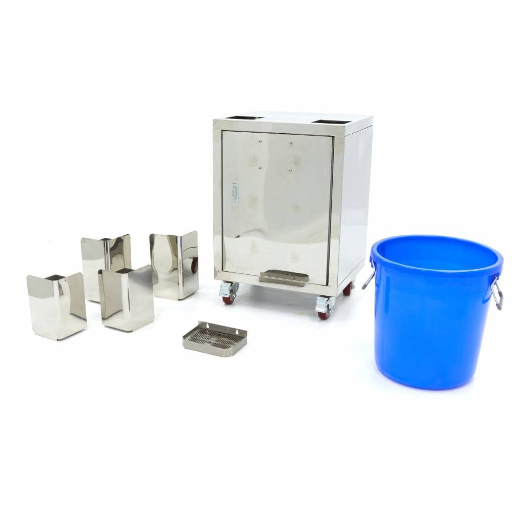Orange Juicer Trolley - Compact - incl Waste Bucket - on Wheels — 6