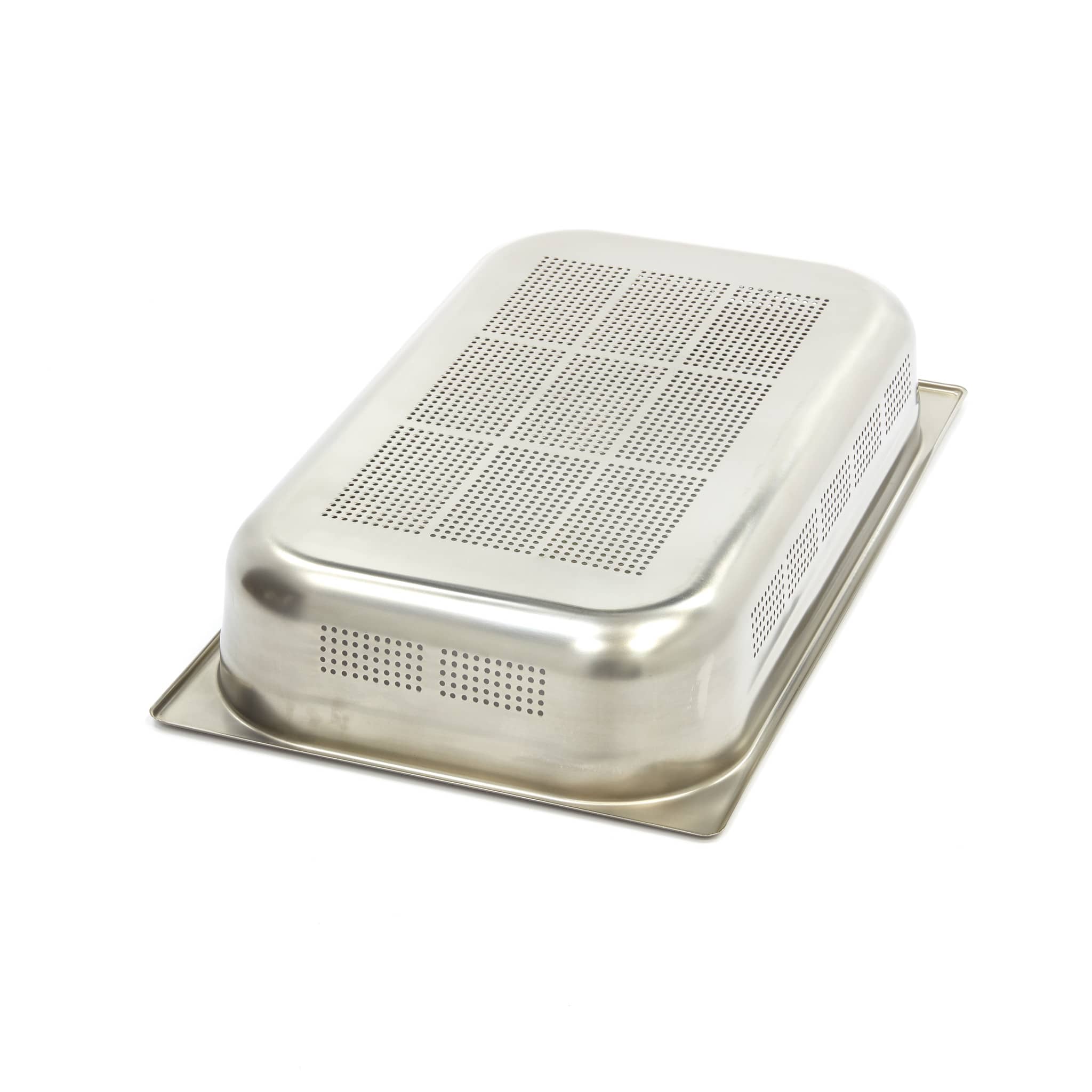 Gastronorm Container - 1/1 GN - 10cm Deep - Stainless Steel - Perforated — 2