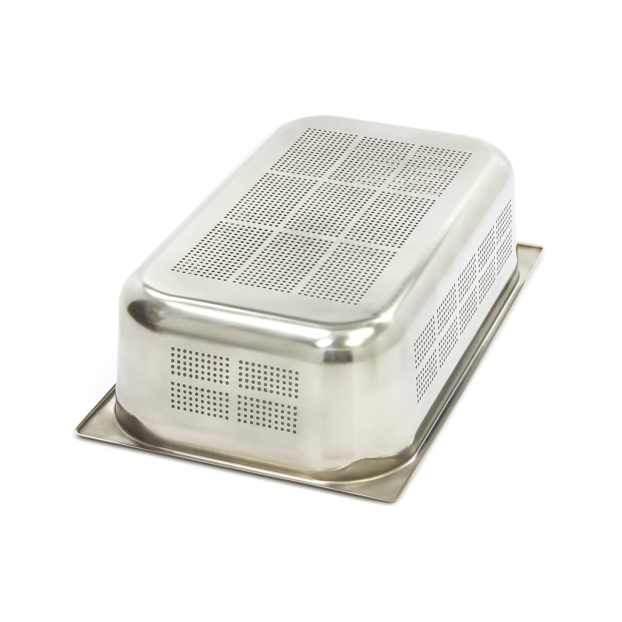 Gastronorm Container - 1/1 GN - 15cm Deep - Stainless Steel - Perforated — 2