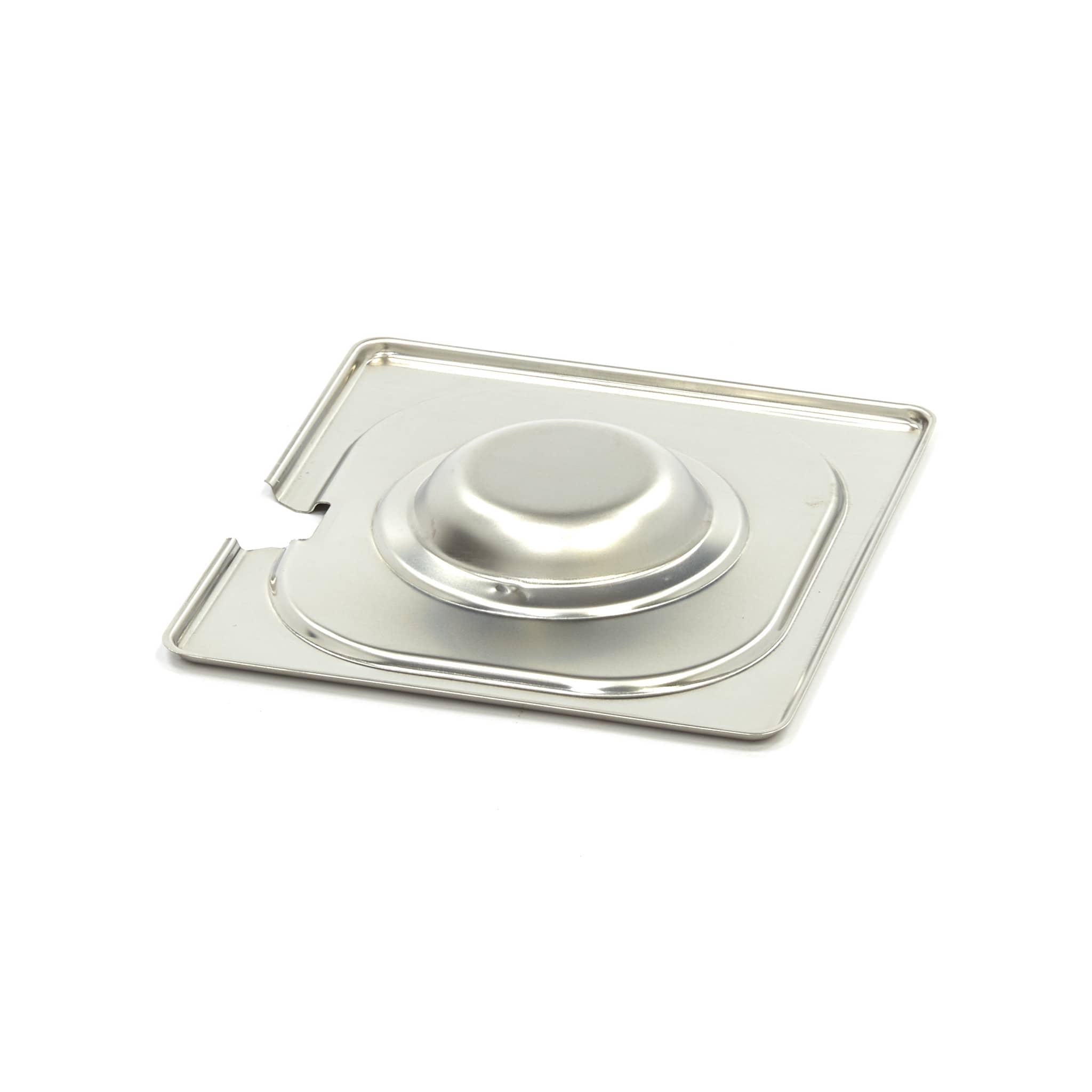 Gastronorm Lid - 1/6 GN - Stainless Steel - with Recess — 2