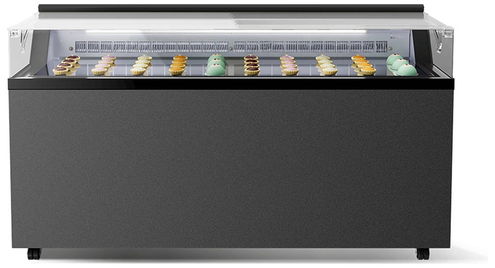 Vitrină frigorifică verticală pentru patiserie și înghețată Mondial Framec seria FLAT GLITTER, Italia — 4