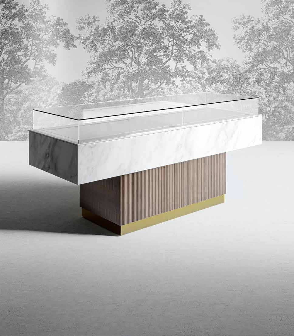Vitrină frigorifică panoramică pentru cofetărie & deserturi Best Cold seria Flora, Italia — 2