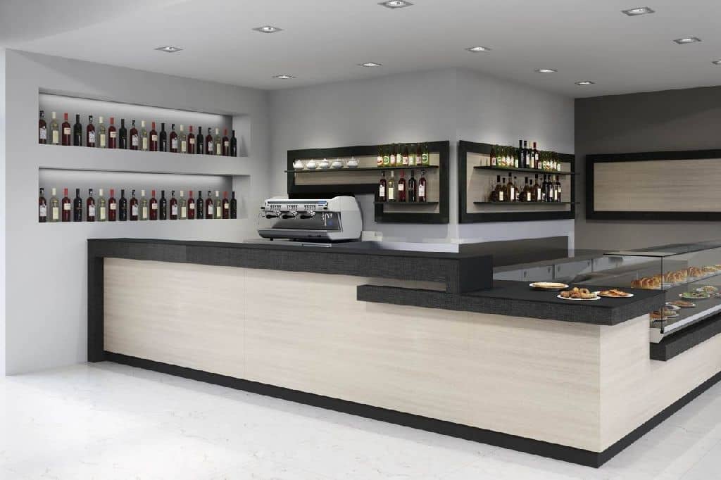Mobilier profesional bar și gelaterie Best Cold seria Gemma, blat de lucru granit/inox, Italia — 4