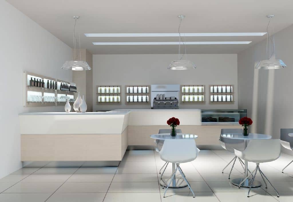 Linie mobilier bar de lux cu front retroiluminat Best Cold seria Onice, Italia — 2