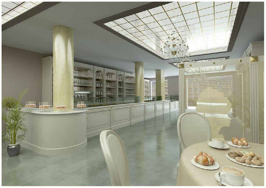 Mobilier bar și cafenea cu vitrina integrata Best Cold seria Perla, Italia — 2
