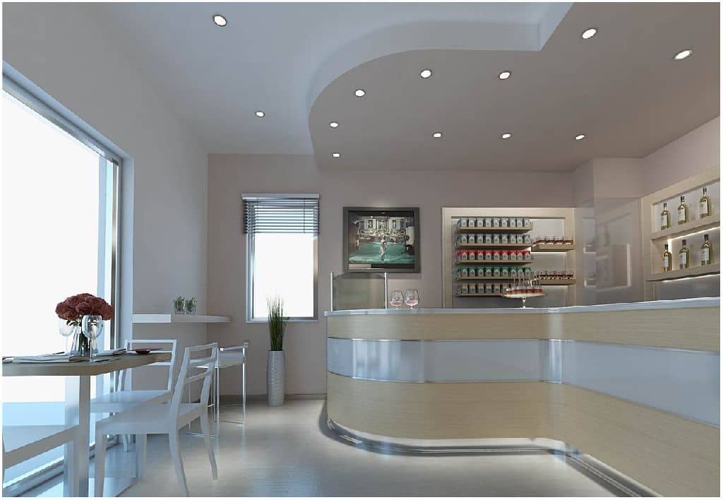 Mobilier bar profesional cu finisaj metalic și masa frigorifică Best Cold seria Zaffiro, Italia — 2