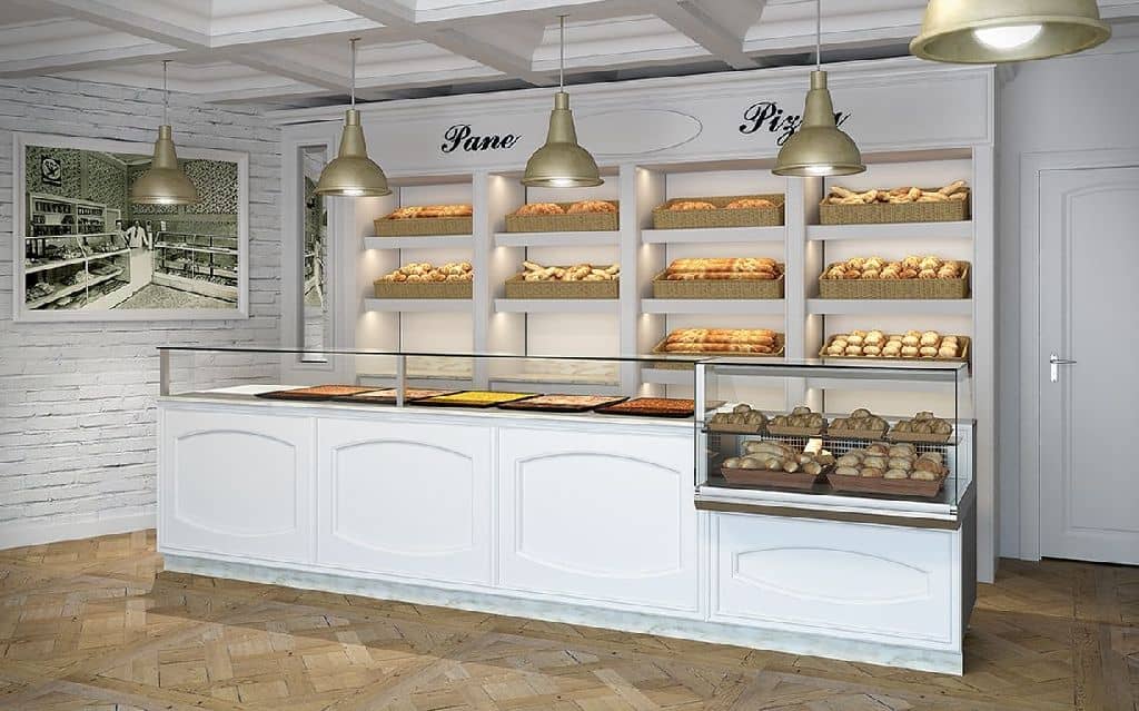 Mobilier comercial pentru brutarii, patiserii și magazine alimentare Best Cold seria Trevi, Italia — 3