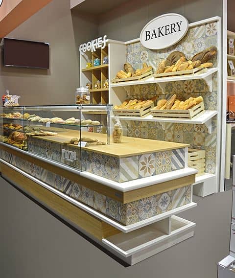 Linie mobilier și bufet gastronomic Best Cold seria Varenna, finisaj nobil, Italia — 2