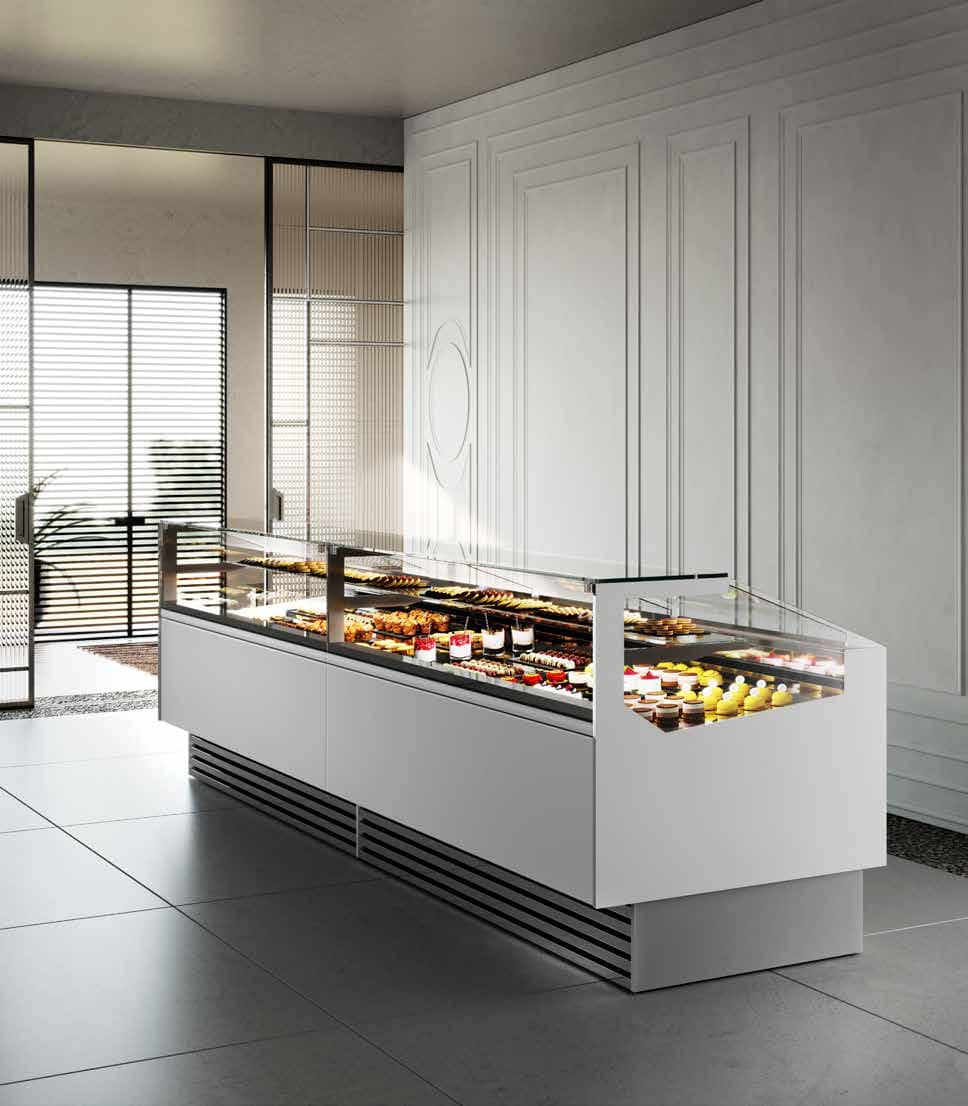 Vitrină frigorifică profesională orizontală Best Cold seria Maxima, cofetărie & gelaterie, Italia — 3