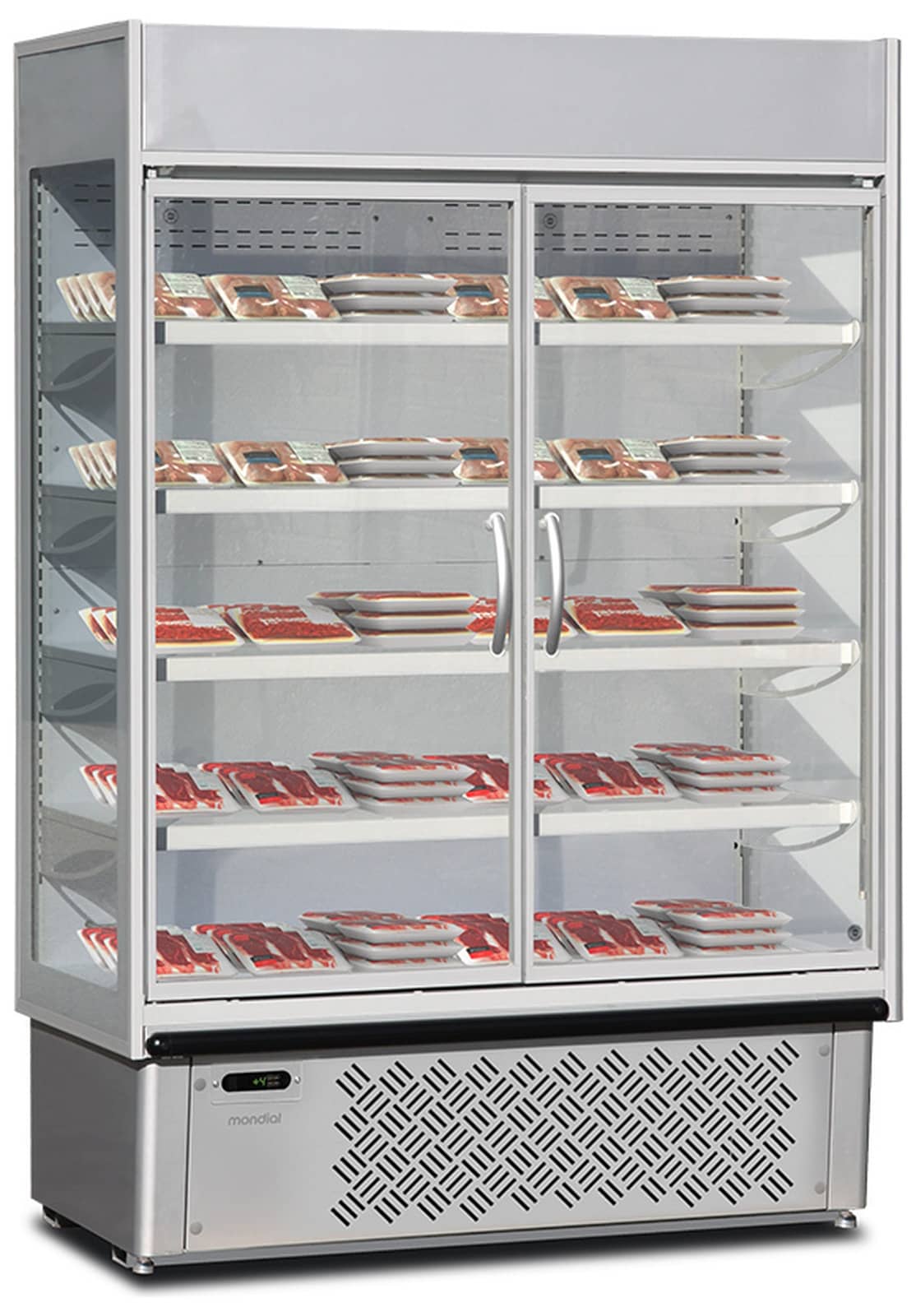 Vitrină frigorifică murală multideck de prezentare Mondial Framec seria SUPERSUNNY HD (+0°C +10°C), Italia — 4