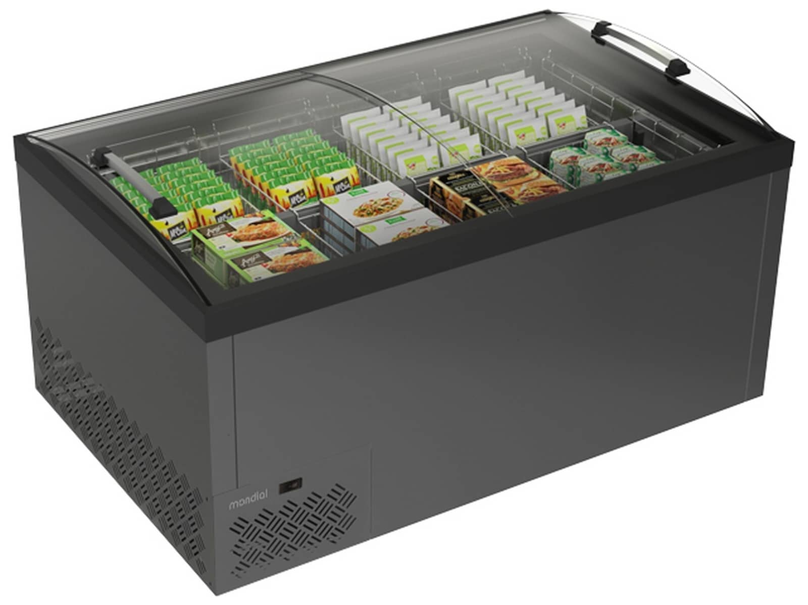 Insulă frigorifică orizontală comercială Mondial Framec seria SARDINIA AV (-25°C +5°C), Italia — 2