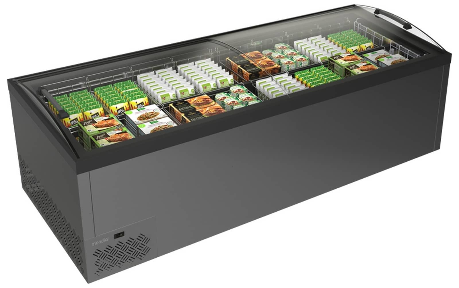 Insulă frigorifică orizontală comercială Mondial Framec seria SARDINIA AV (-25°C +5°C), Italia — 4