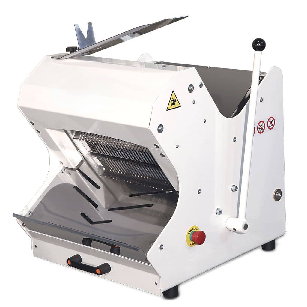 Mașină de feliat pâine de banc Macpan MINI 400 (lățime 400mm) | 0.55 kW — 4