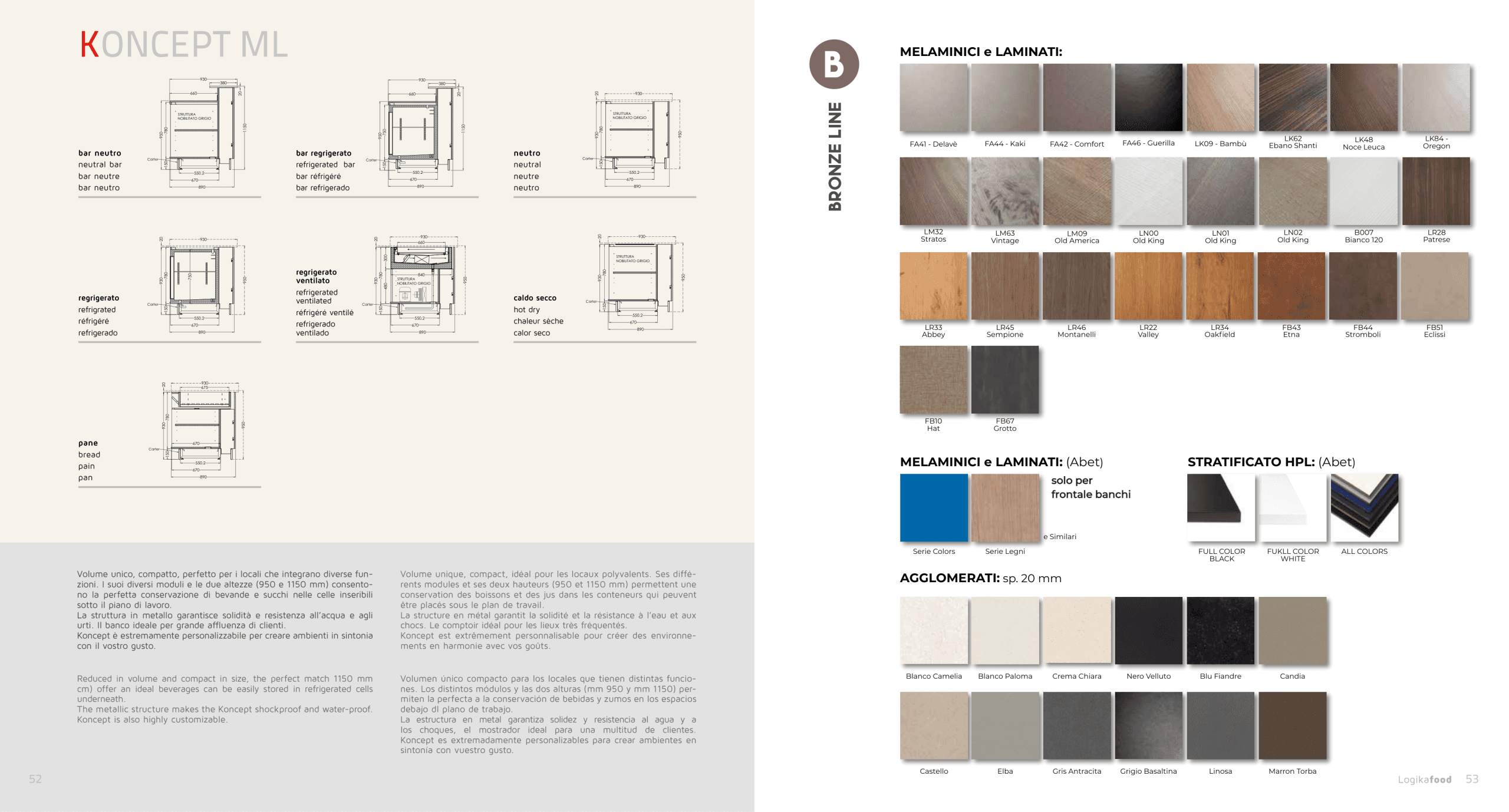 Vitrină frigorifică murală multideck Best Cold seria Exi, cofetărie & autoservire, Italia — 4