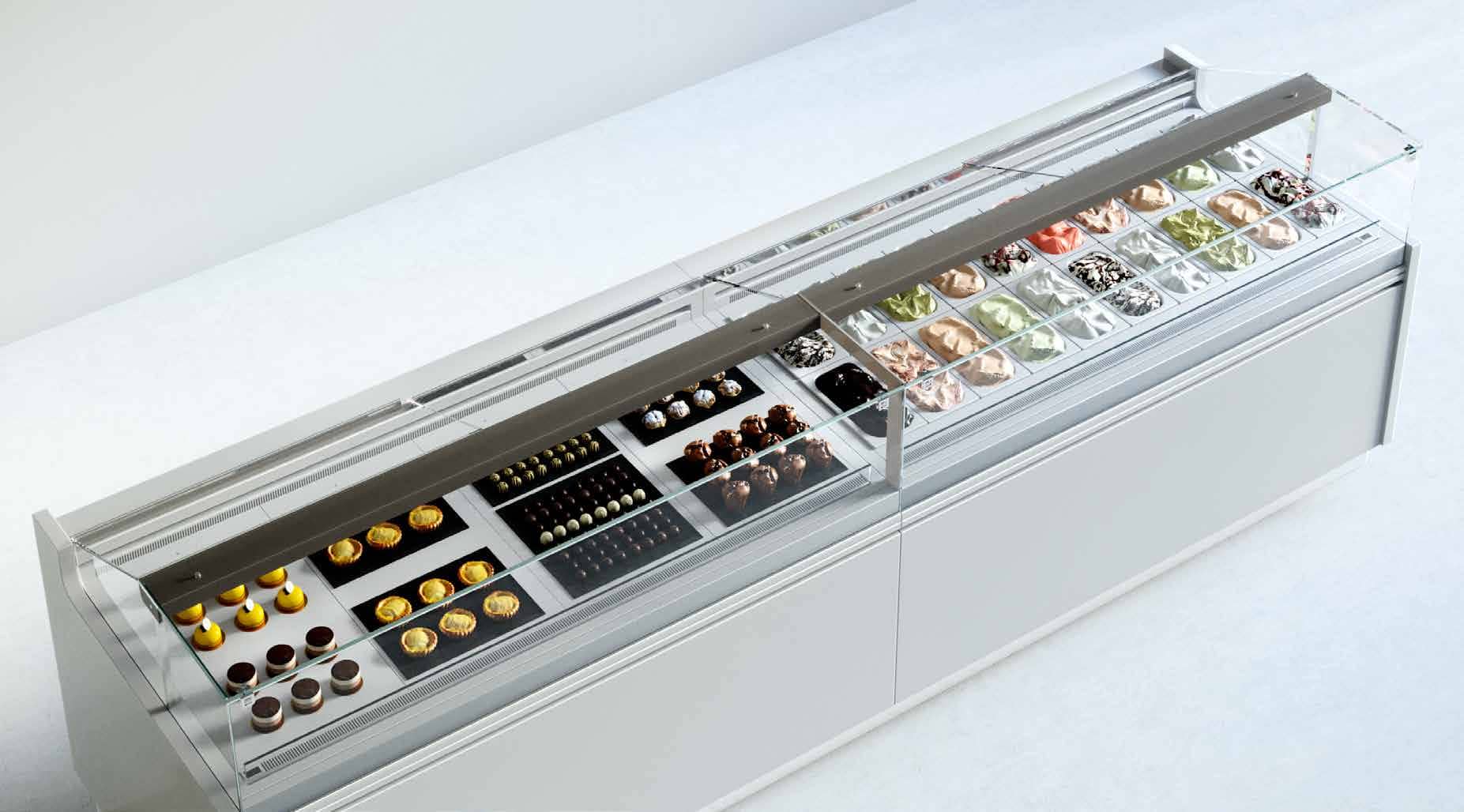 Vitrină frigorifică profesională cofetărie & băuturi Best Cold seria Dafne, Italia — 3