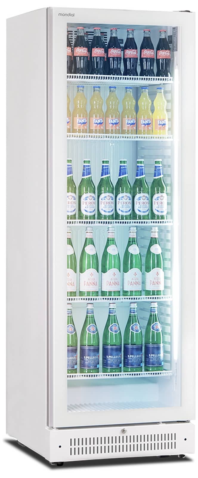 Vitrină frigorifică verticală pentru băuturi și răcoritoare Mondial Framec seria ACQUA PRO (+2°C +8°C), Italia — 3