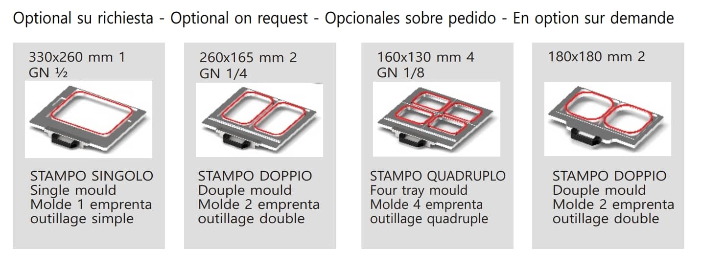 Termosigilator semiautomat industrial pentru caserole Waage TRE 43 / TRA 43, Italia — 4