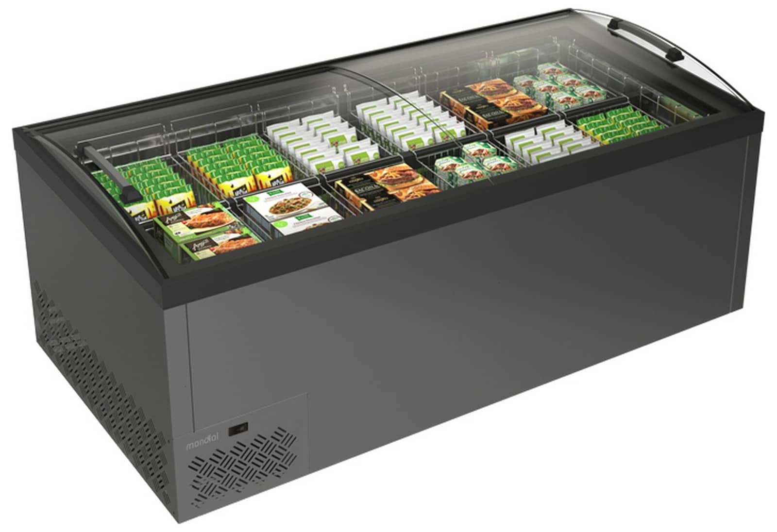 Insulă frigorifică orizontală comercială Mondial Framec seria SARDINIA AV (-25°C +5°C), Italia — 3