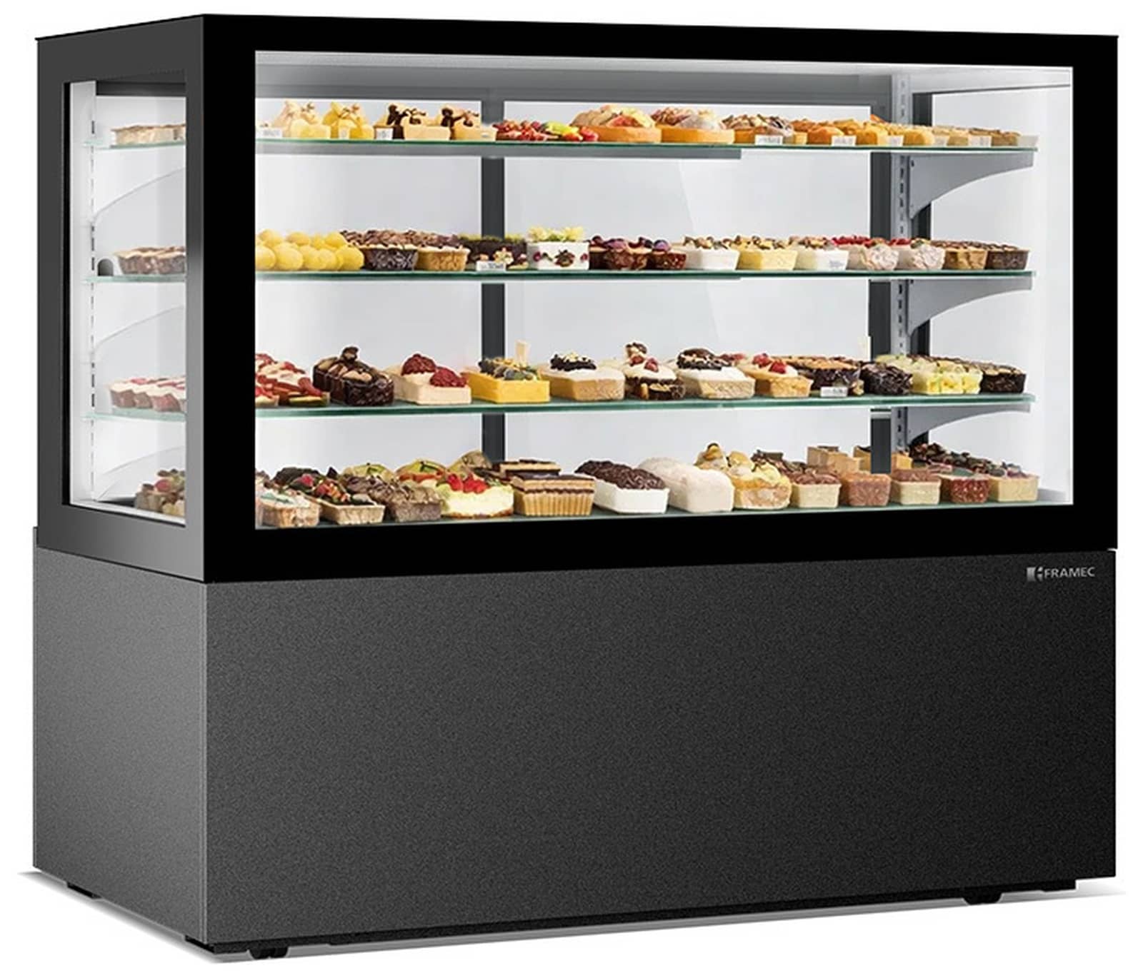 Vitrină frigorifică verticală pentru patiserie și înghețată Mondial Framec seria AMALFI, Italia — 2