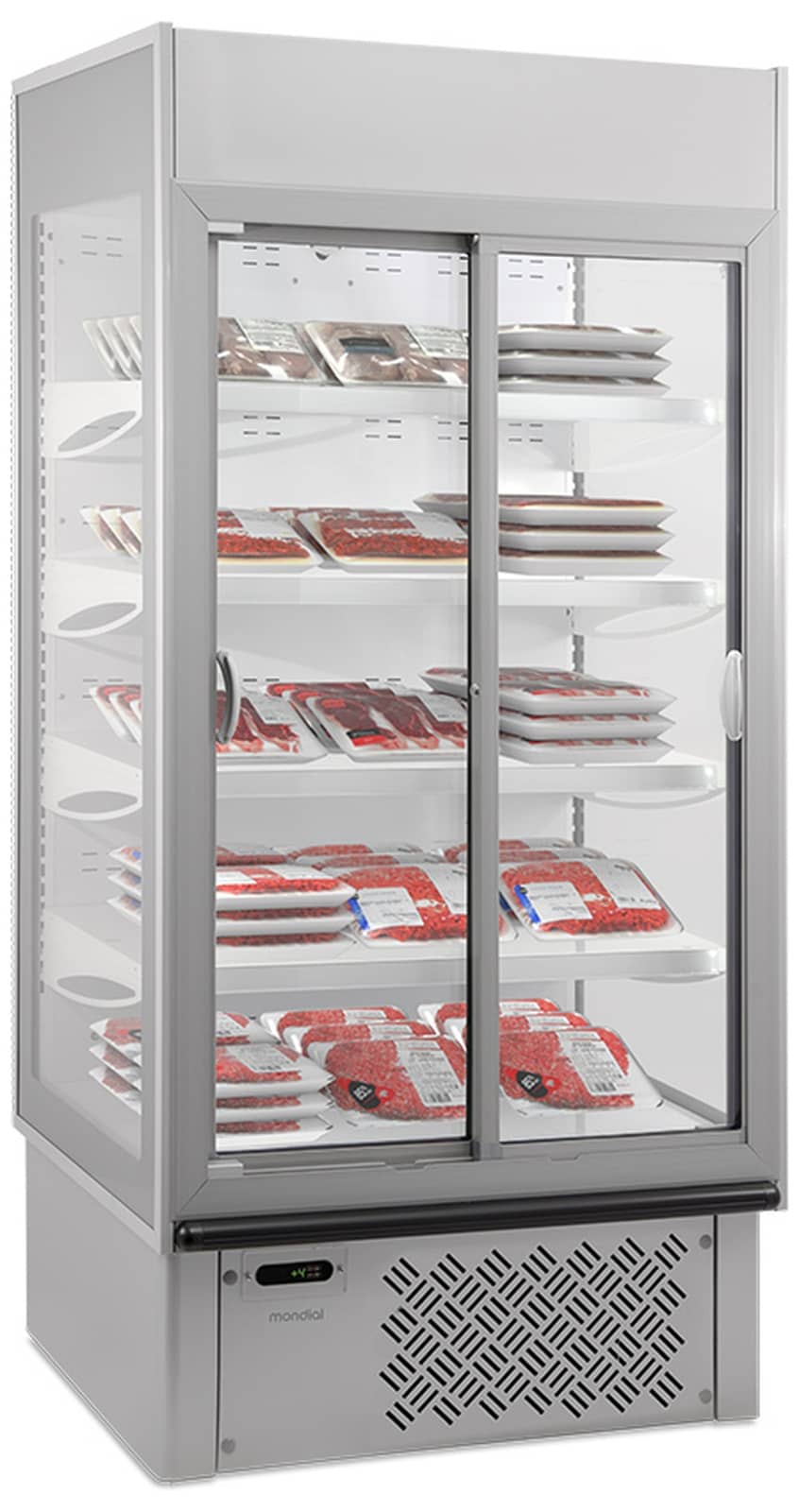 Vitrină frigorifică murală multideck de prezentare Mondial Framec seria SUPERSUNNY SD (+0°C +10°C), Italia — 3