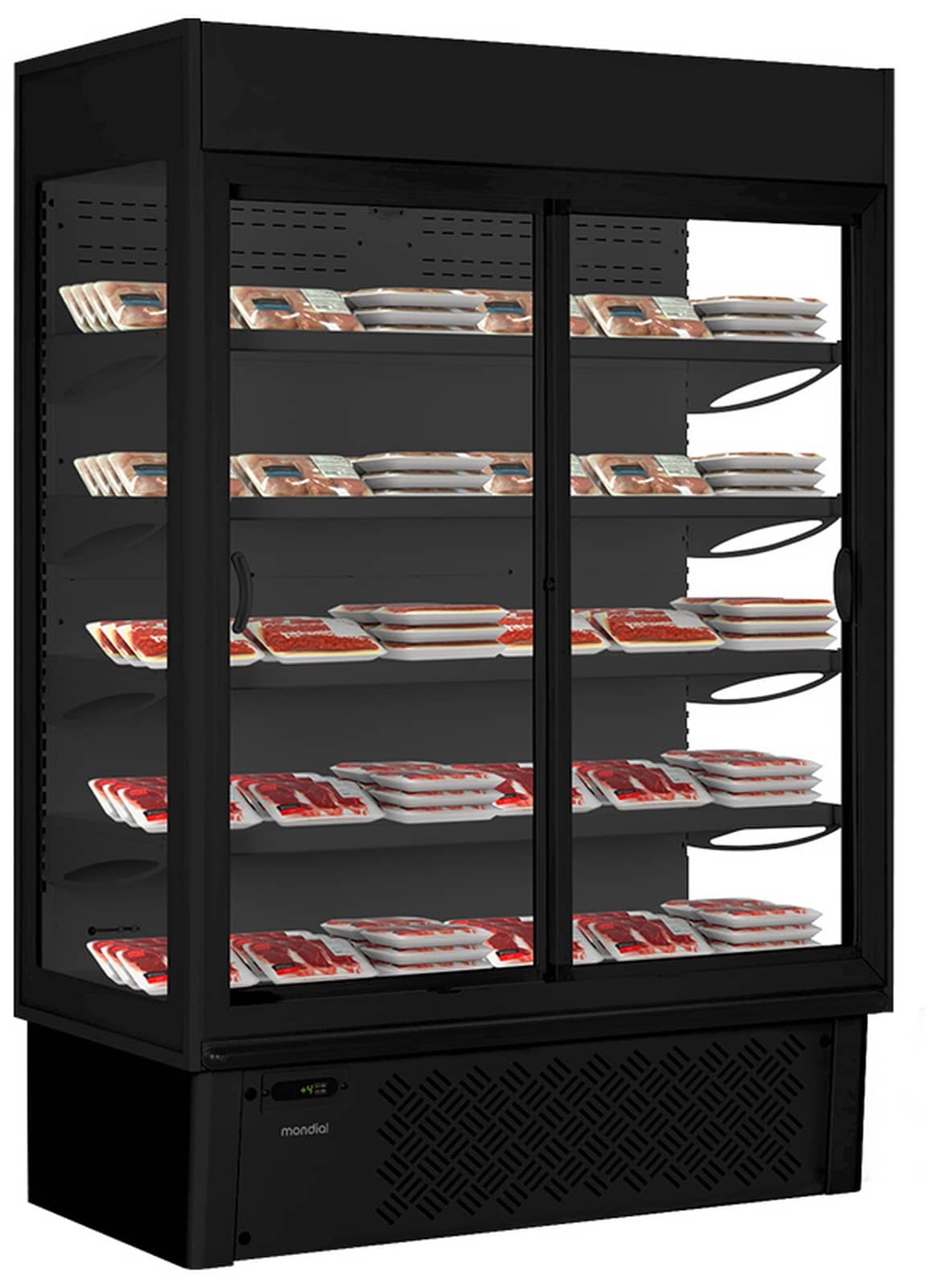Vitrină frigorifică murală multideck de prezentare Mondial Framec seria SUPERSUNNY SD (+0°C +10°C), Italia — 4