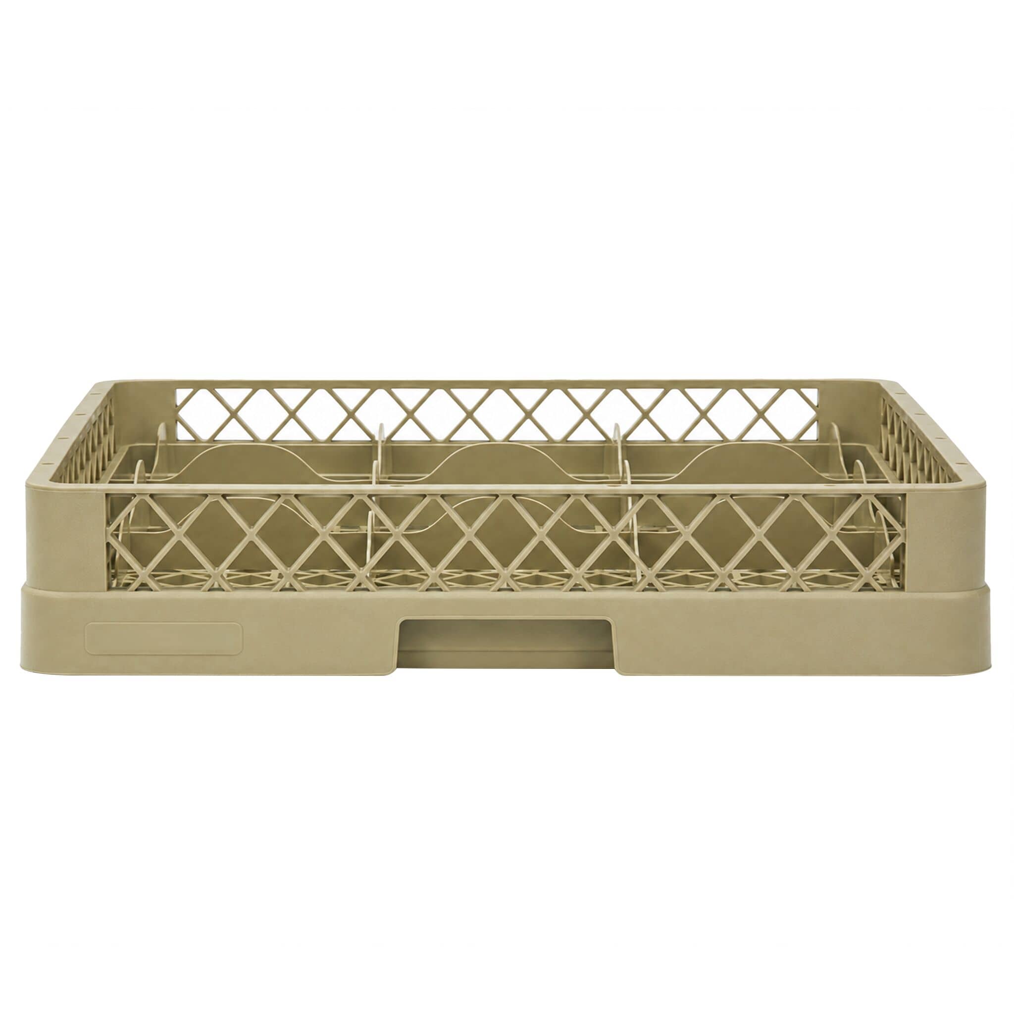Coș pentru spălarea paharelor 1/1 – 500 x 500 mm – 9 compartimente – bej – compatibil cu ARU9N — 4