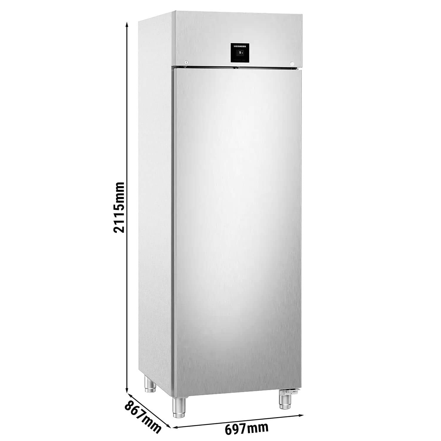 LIEBHERR | Frigider otel inoxidabil PERFECTION - 597L - GN 2/1 - Interior otel inoxidabil - cu 1 ușă și WiFi — 3