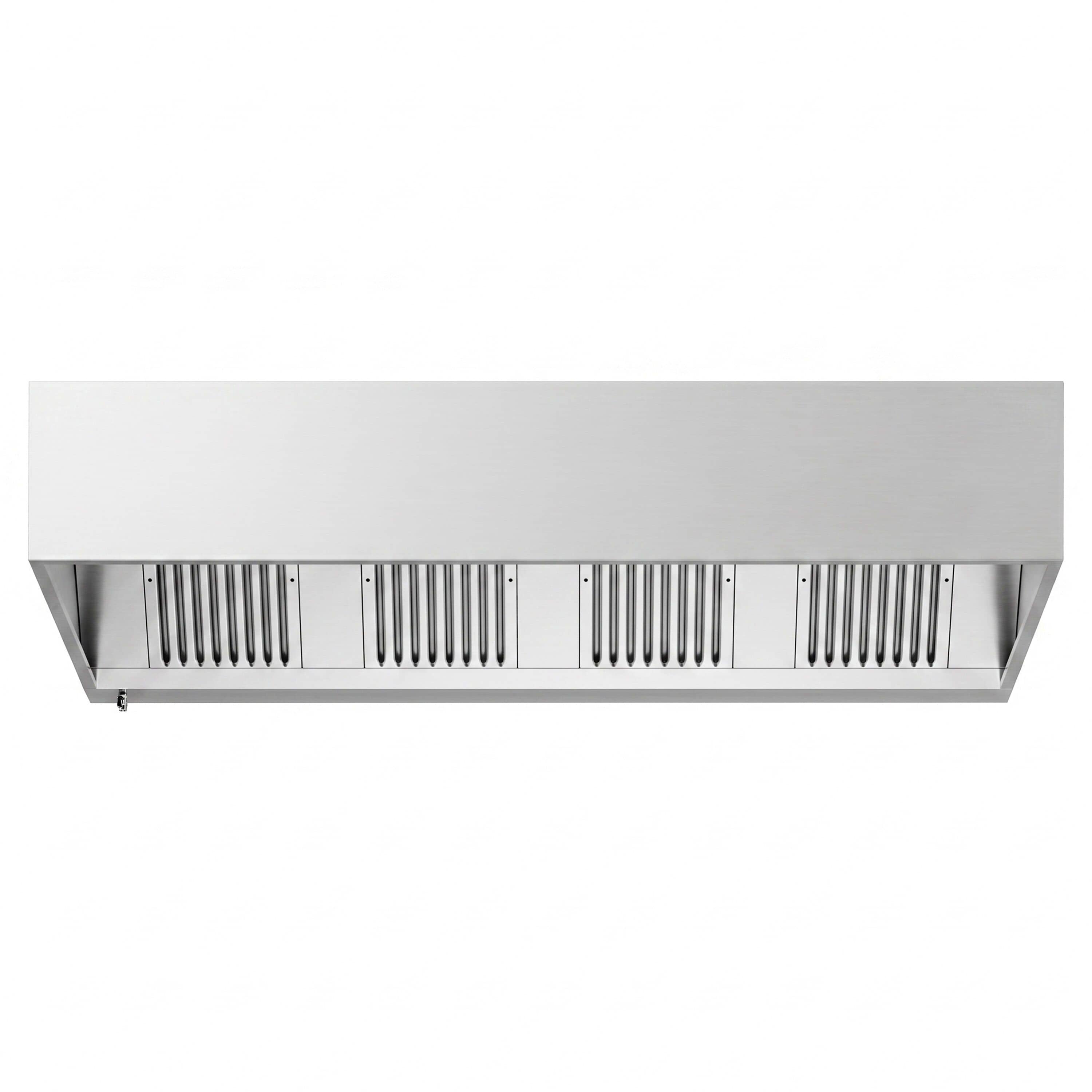 Hotă tip cutie - 2400 mm - cu filtre labirint & iluminare LED — 4