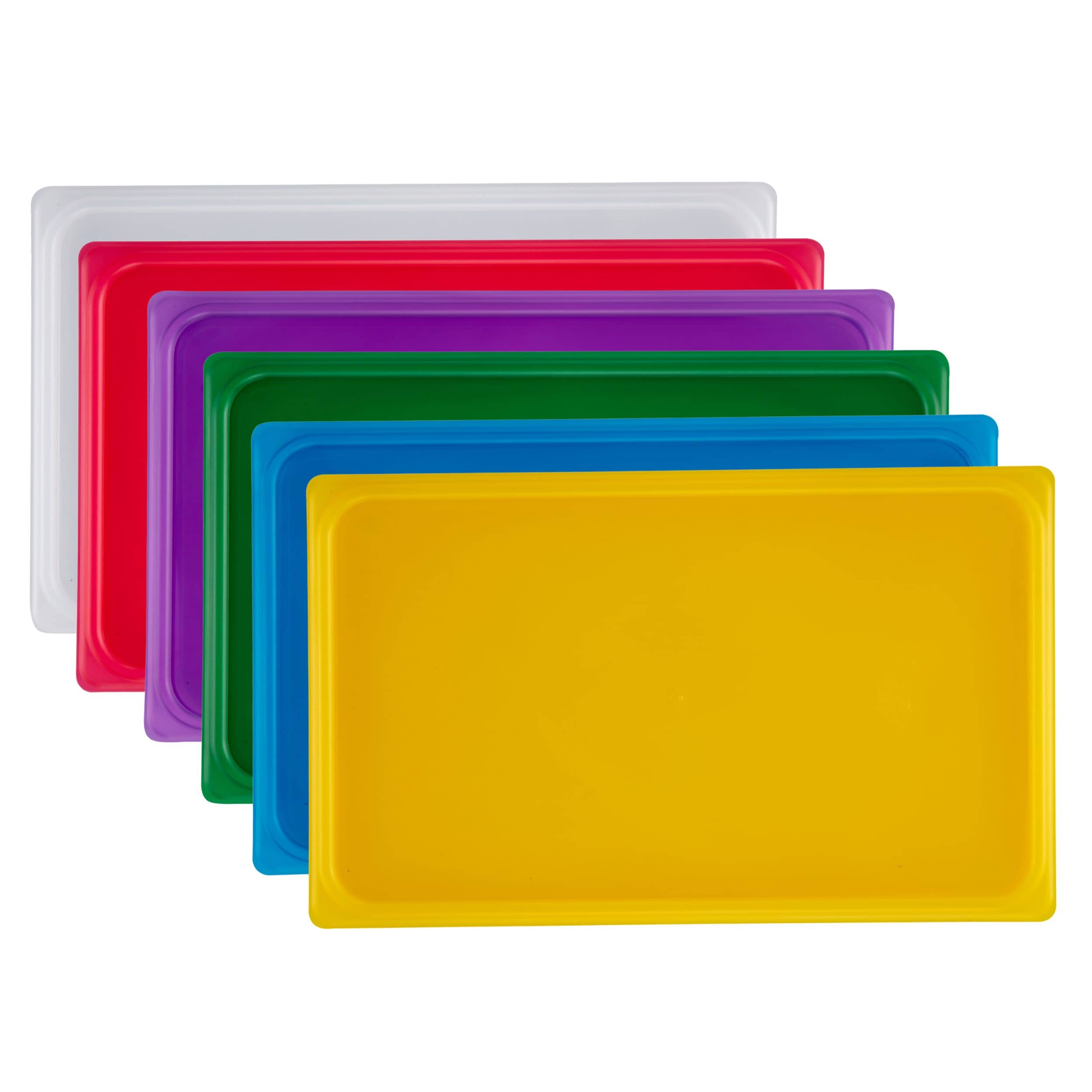 (6 bucăți) CAMBRO | SafeTrak - Capac din polipropilenă GN 1/1 - Galben — 6