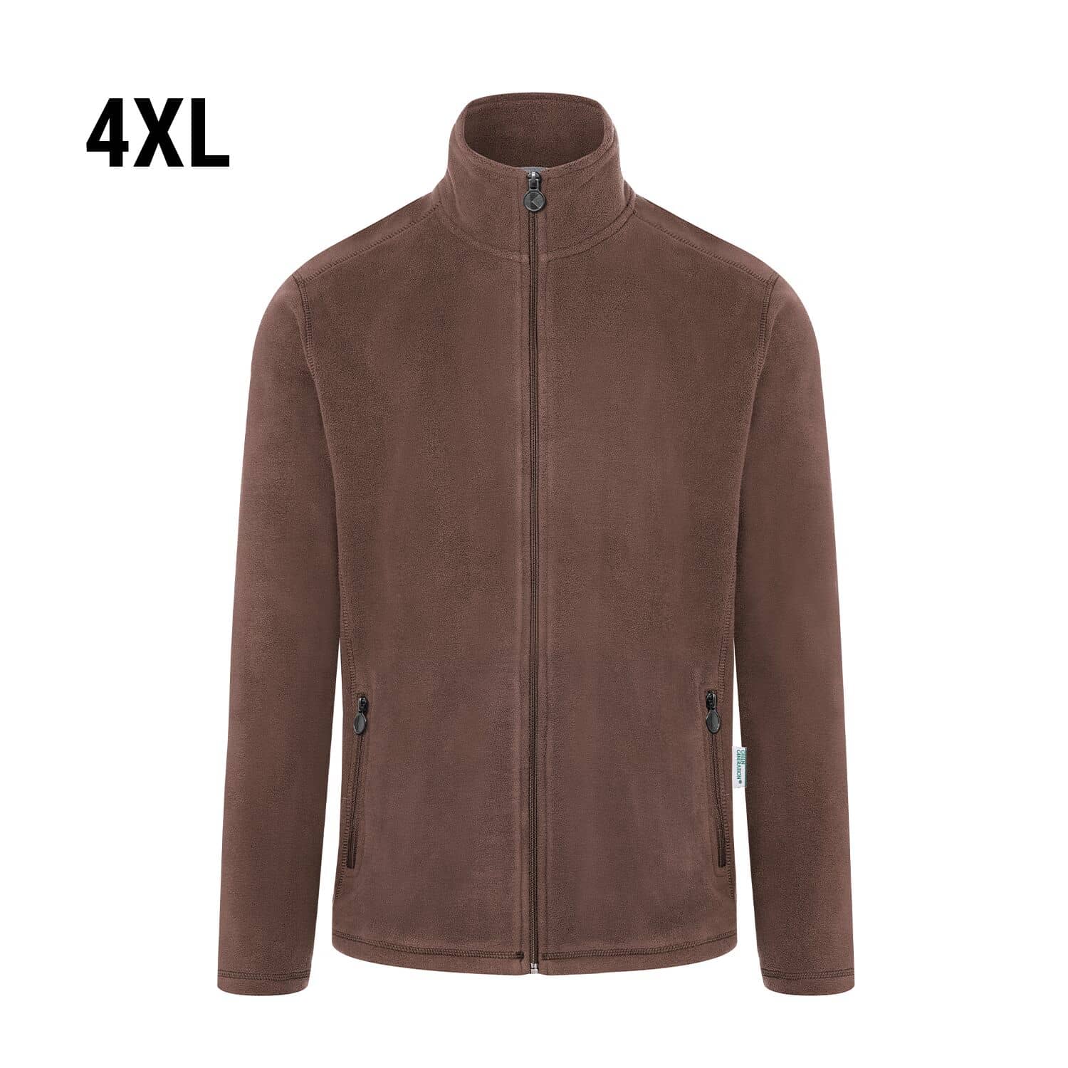 KARLOWSKY | Jachetă de lucru bărbătească din fleece pentru bărbați - maro deschis - Mărimea: 4XL — 3