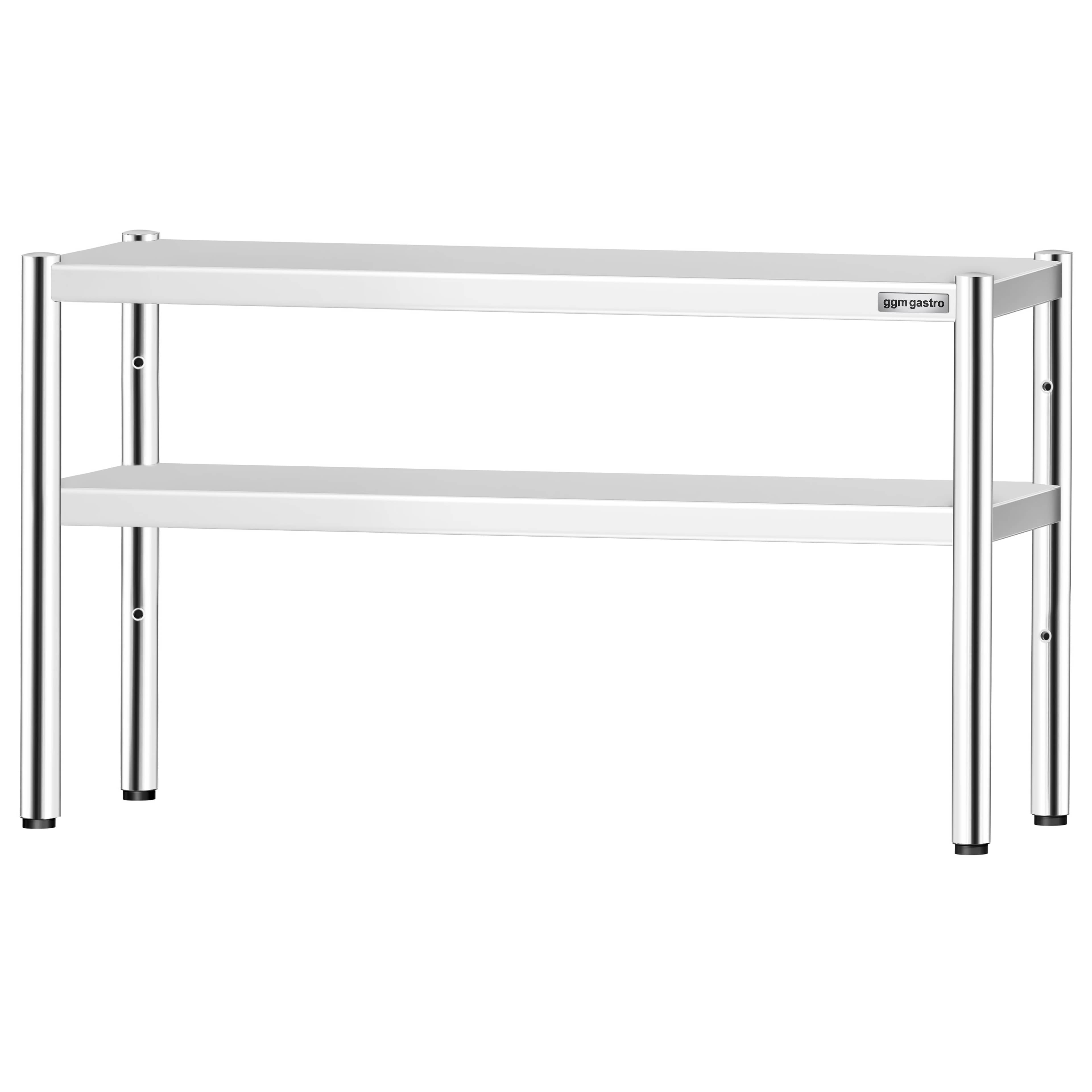 Raft superior pentru masă de lucru – 2 niveluri – 1400 x 370 mm – reglabil pe înălțime — 6