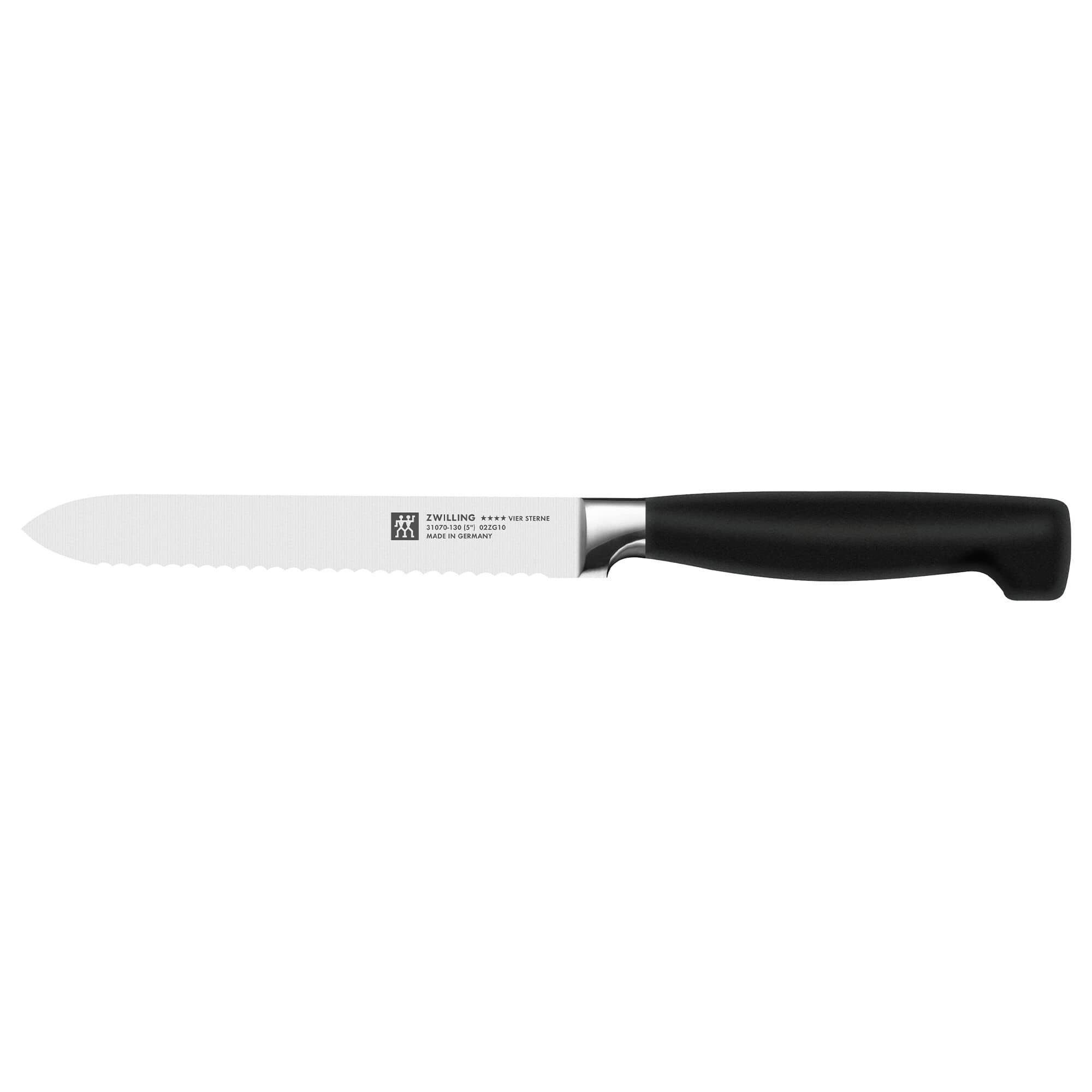 ZWILLING | VIER STERNE - Bloc de cuțite cu ascuțire automată, 7 bucăți. — 5